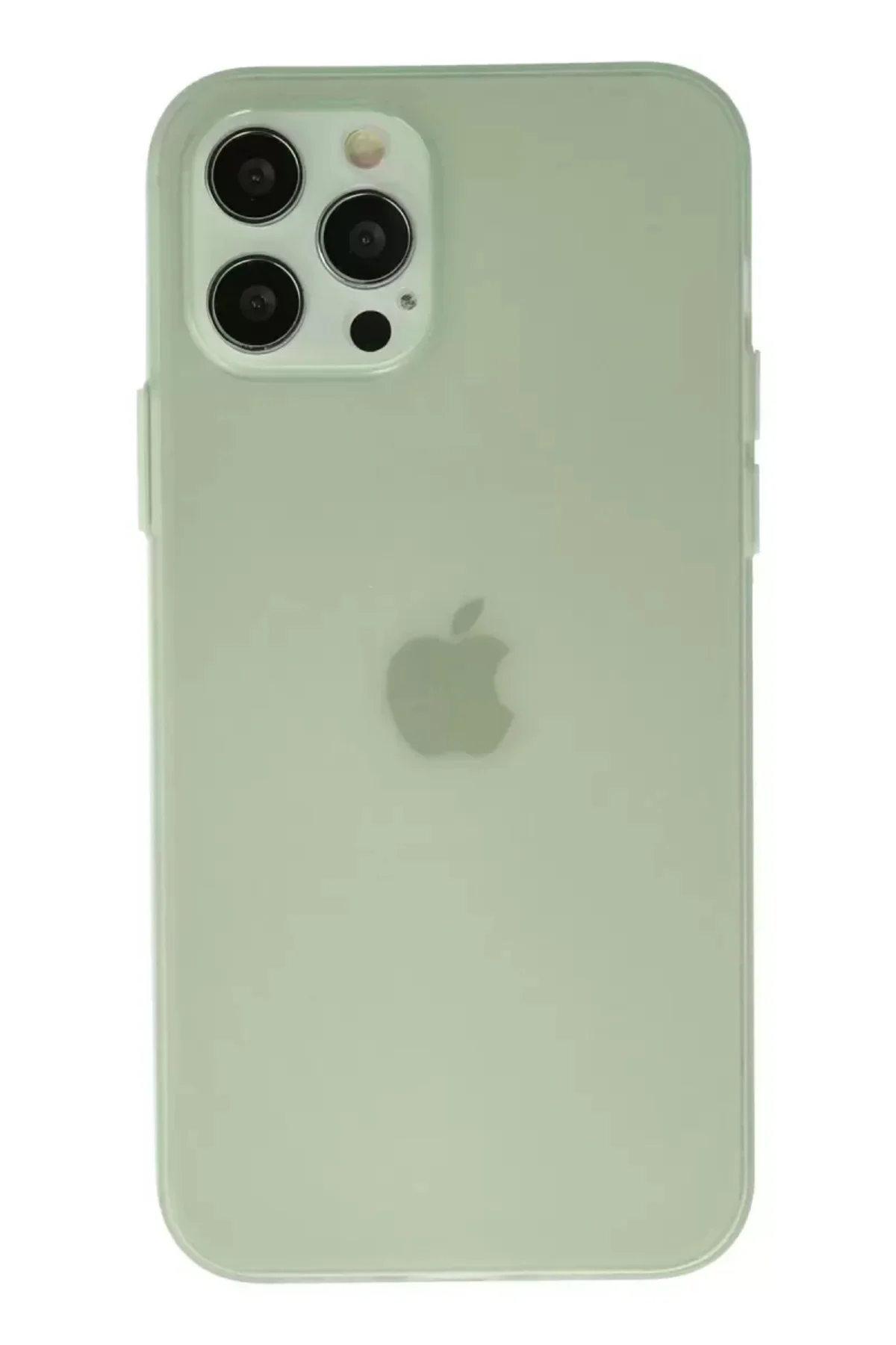 Newface İphone 12 Pro Kılıf Puma Silikon - Açık Yeşil