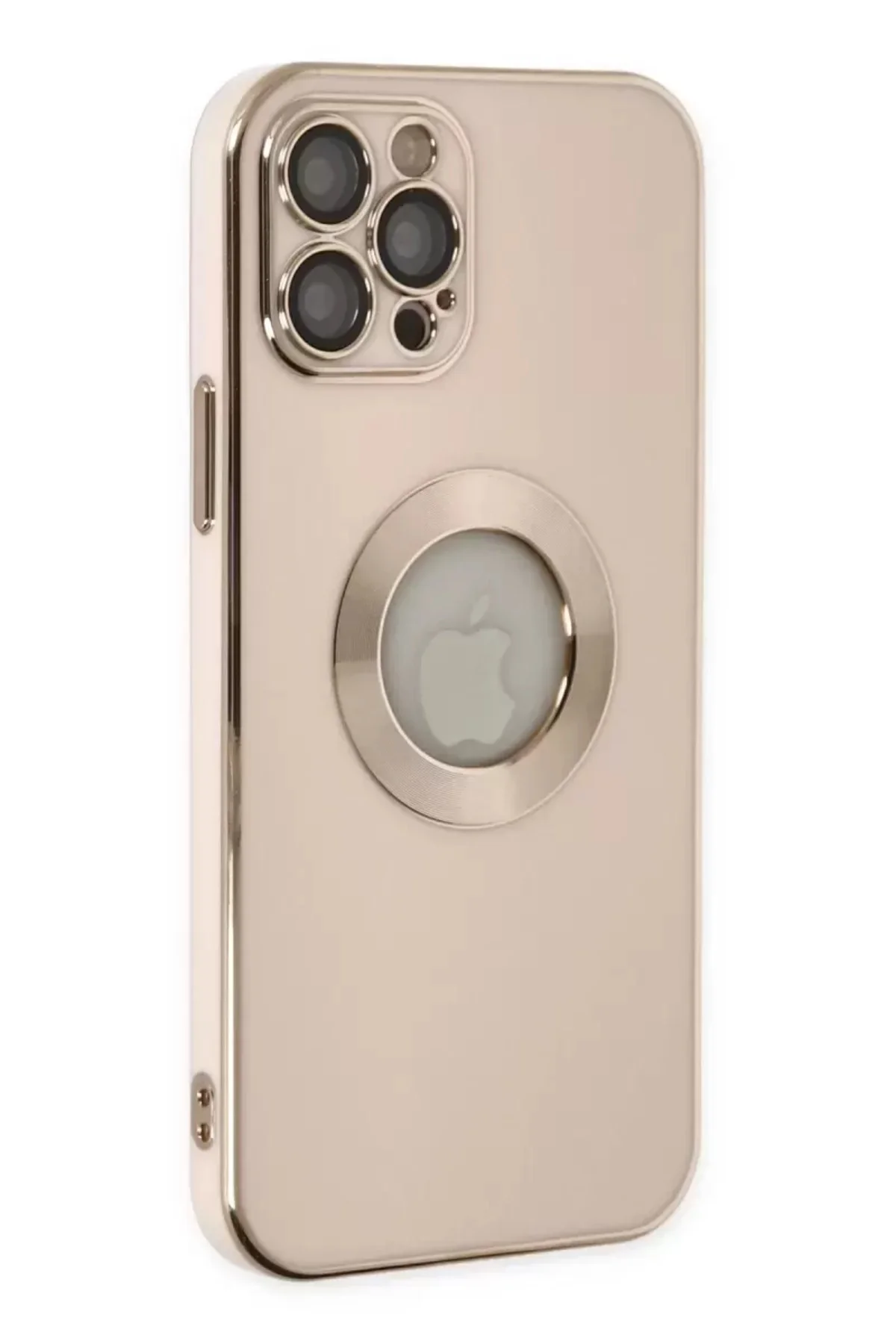 Newface İphone 12 Pro Max Kılıf Store Silikon - Pembe