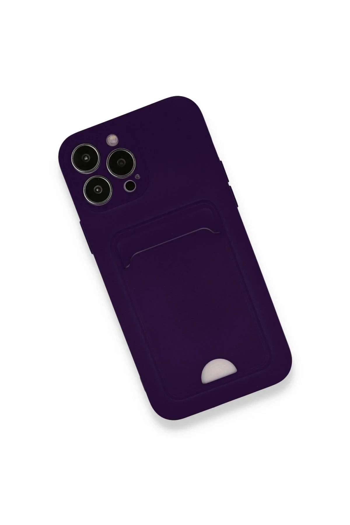 Newface İphone 12 Pro Max Kılıf Kelvin Kartvizitli Silikon - Deri