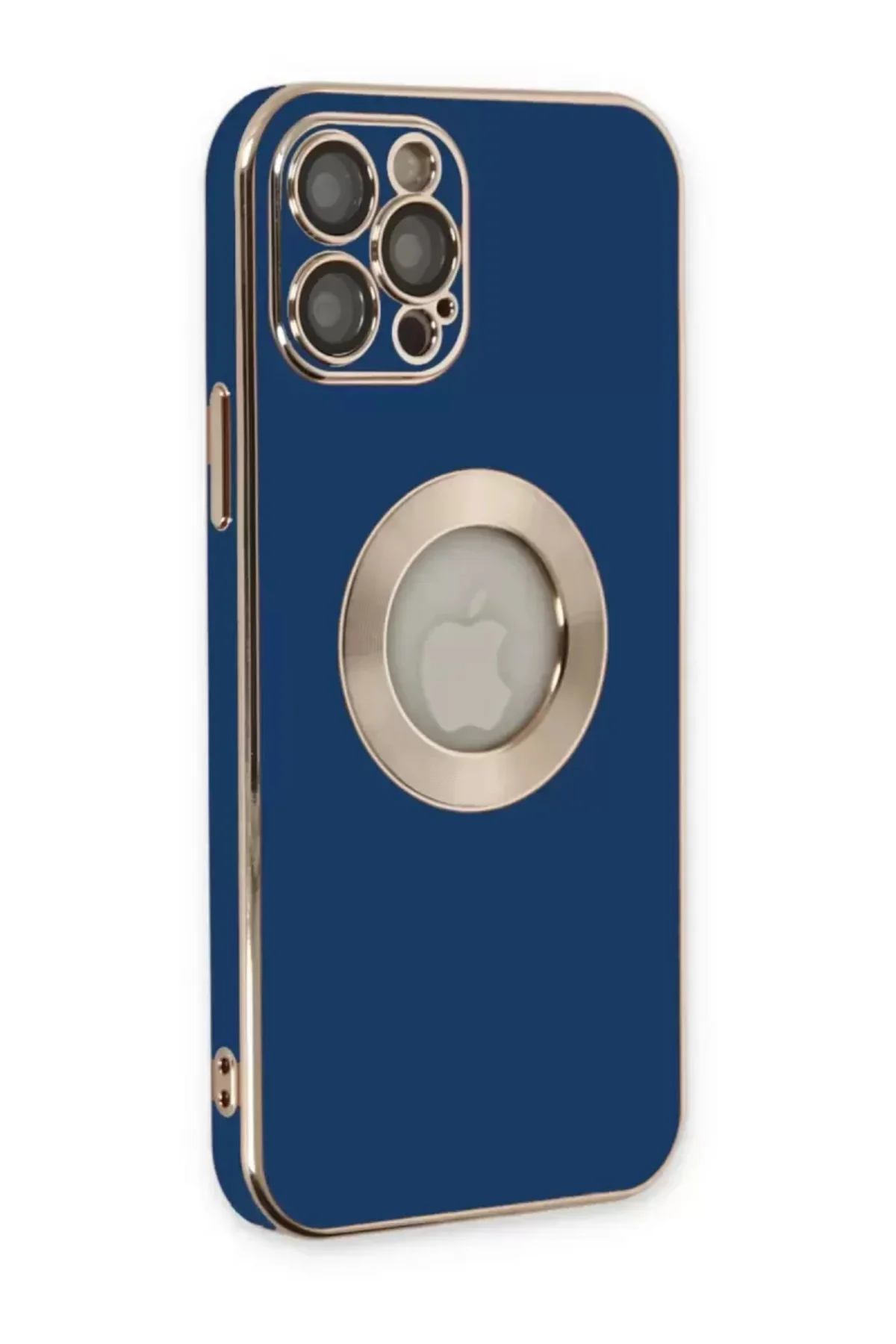 Newface İphone 12 Pro Kılıf Store Silikon - Mavi