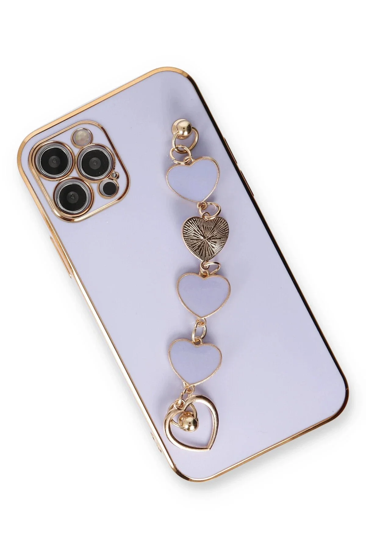 Newface İphone 12 Pro Kılıf Esila Silikon - Lila