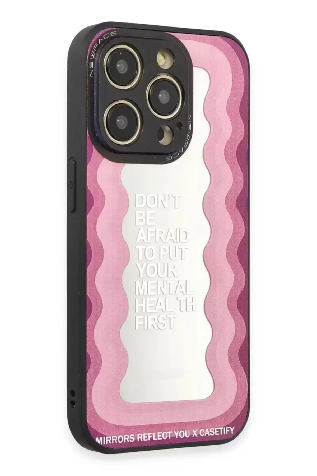 Newface İphone 12 Pro Max Kılıf Mirror Desenli Kapak - Mirror - 1