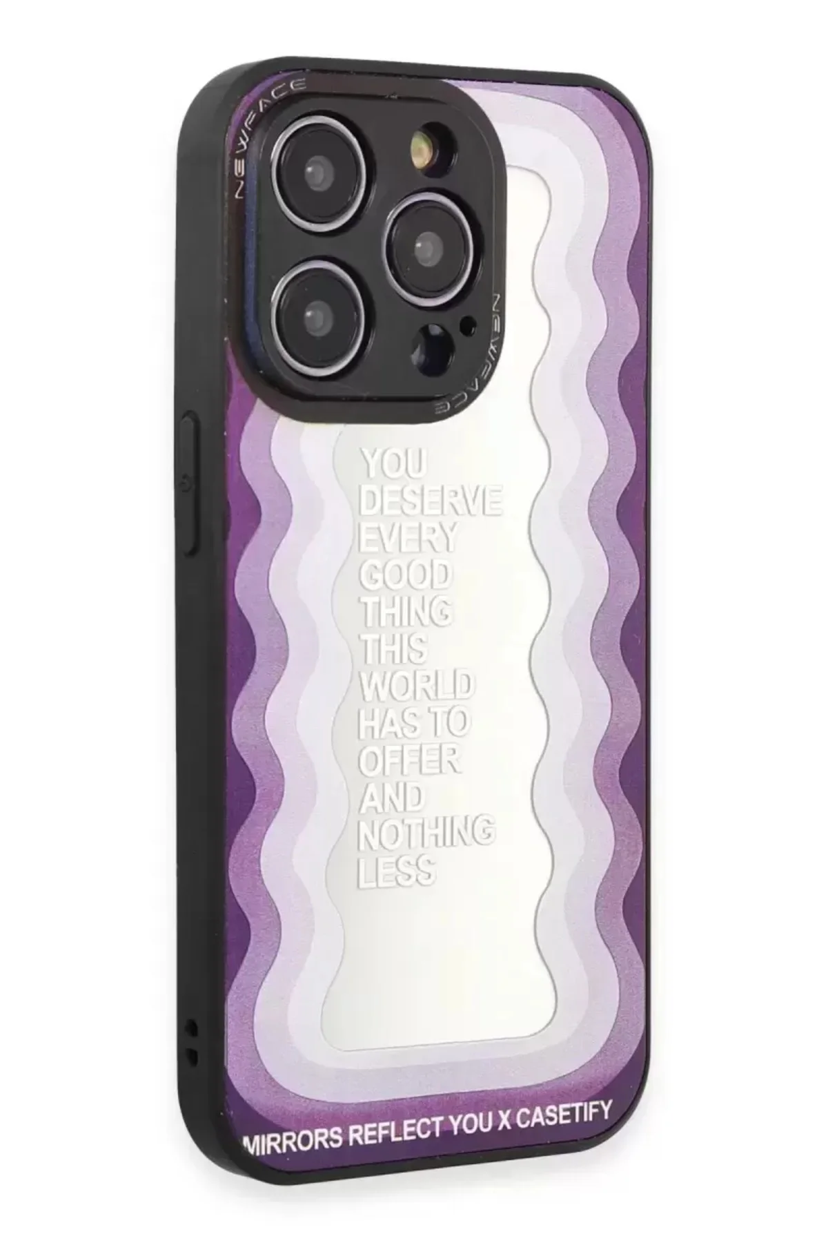 Newface İphone 12 Pro Max Kılıf Mirror Desenli Kapak - Mirror - 5