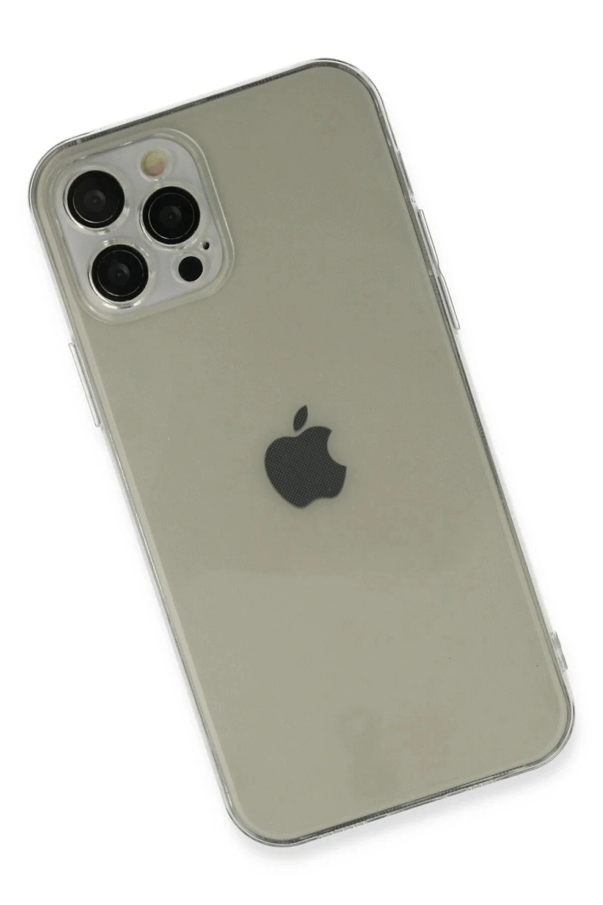 Newface İphone 12 Pro Kılıf Fly Lens Silikon - Şeffaf