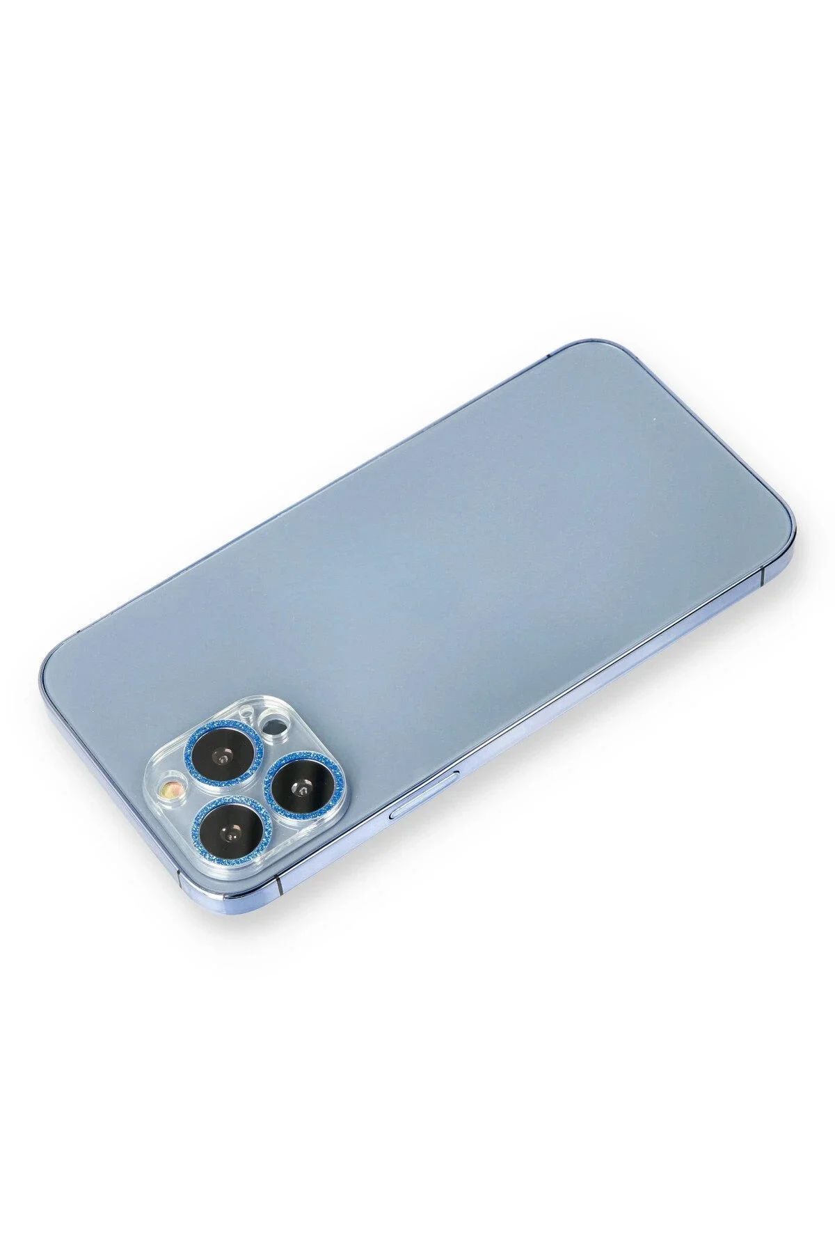 Newface İphone 12 Pro Shine Kamera Lens Koruma Cam - Mavi