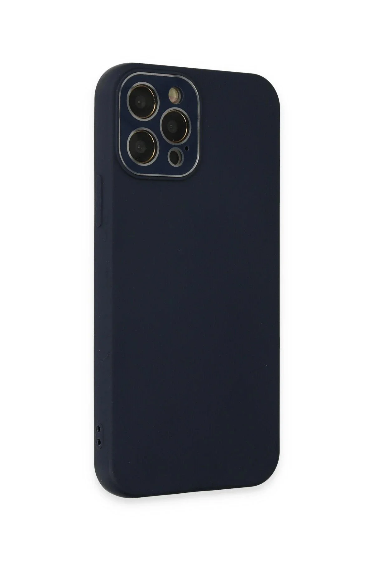 Newface İphone 12 Pro Kılıf Lansman Glass Kapak - Lacivert