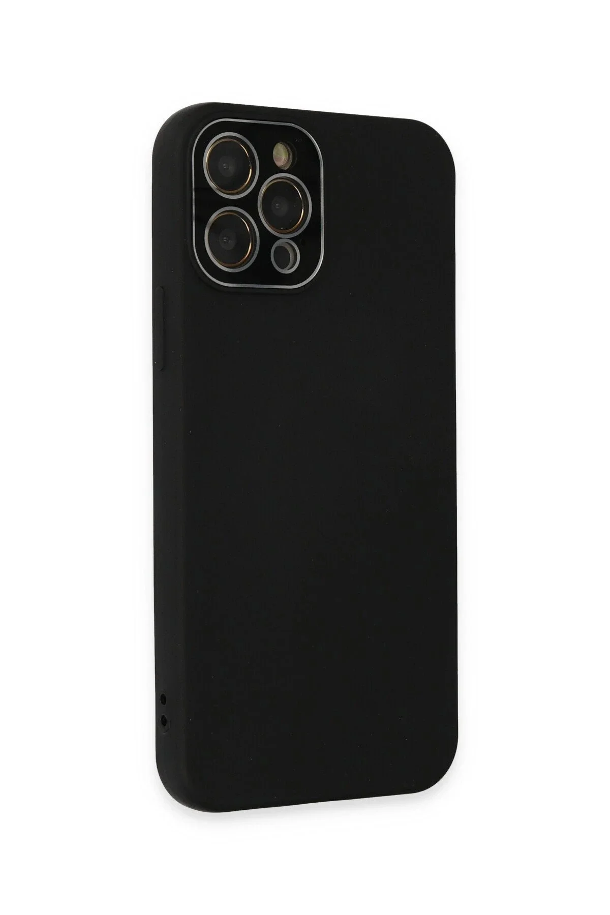 Newface İphone 12 Pro Kılıf Lansman Glass Kapak - Siyah
