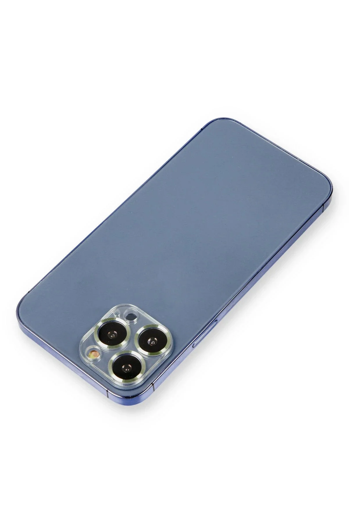 Newface İphone 12 Pro Metal Kamera Lens Koruma Cam - Açık Yeşil