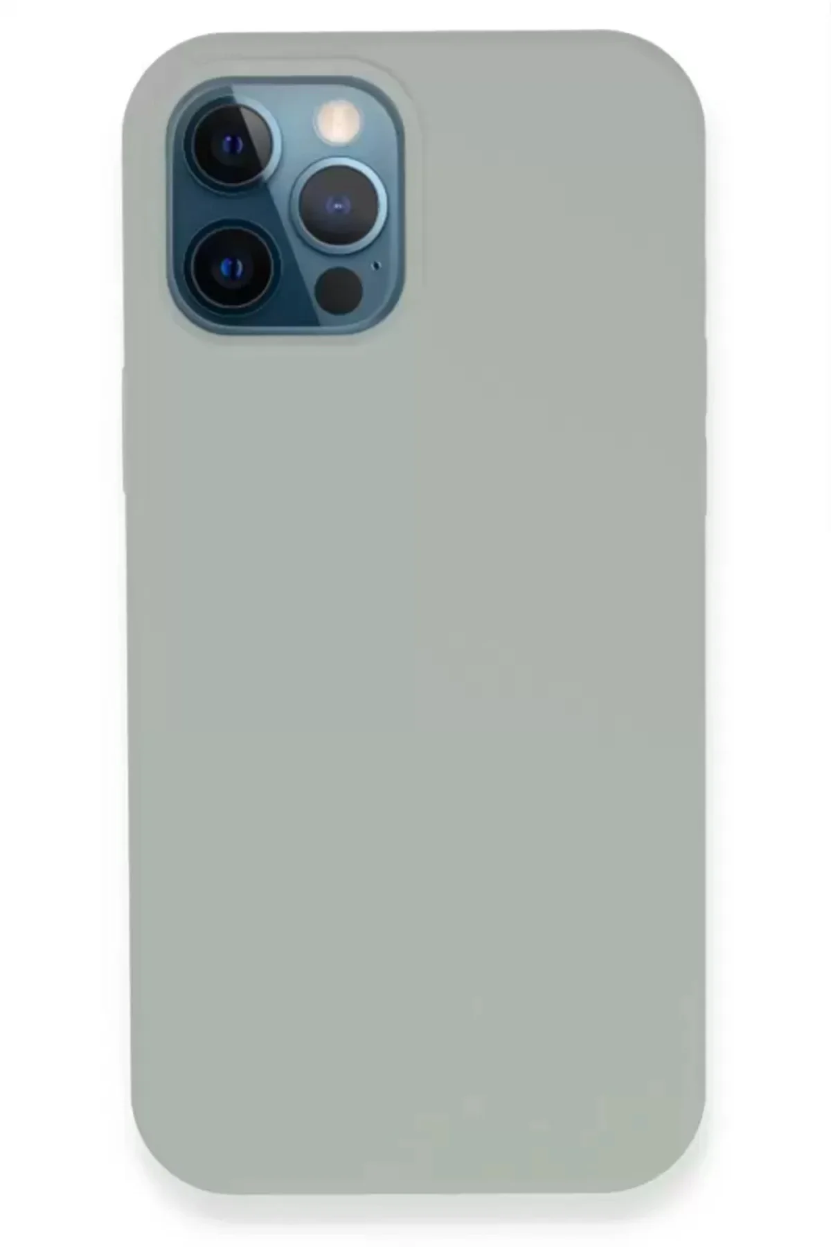 Newface İphone 12 Pro Kılıf Lansman Legant Silikon - Açık Gri
