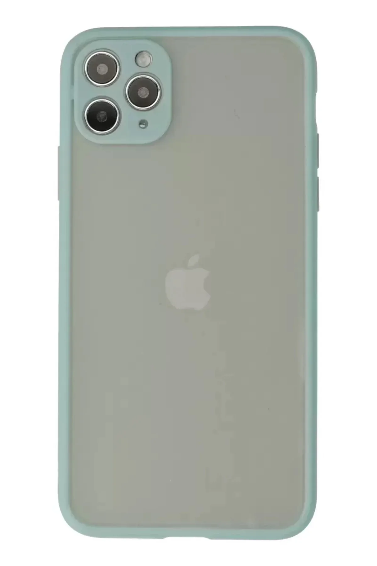 Newface İphone 12 Pro Max Kılıf Montreal Silikon Kapak - Turkuaz