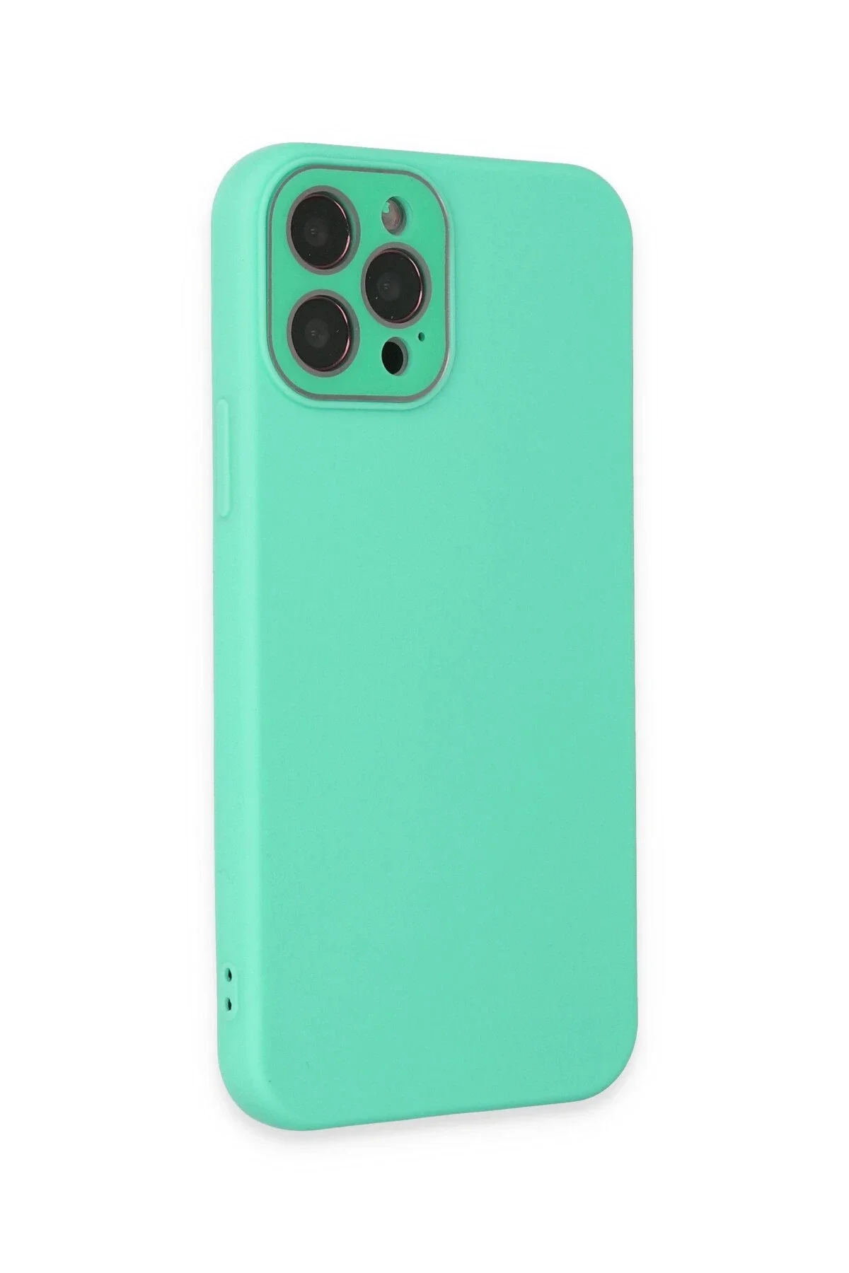 Newface İphone 12 Pro Kılıf Lansman Glass Kapak - Turkuaz