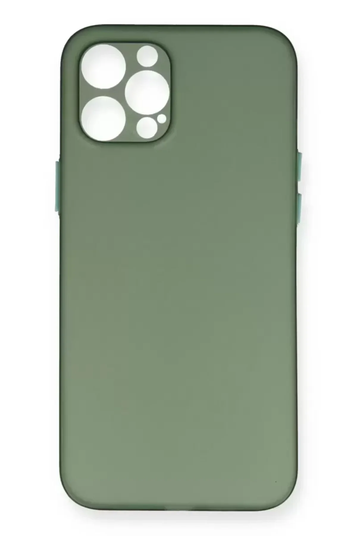Newface İphone 12 Pro Max Kılıf Pp Ultra İnce Kapak - Yeşil