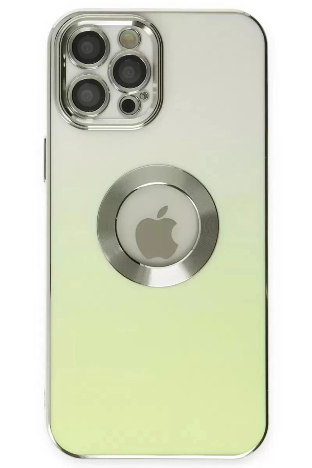 Newface İphone 12 Pro Kılıf Best Silikon - Yeşil