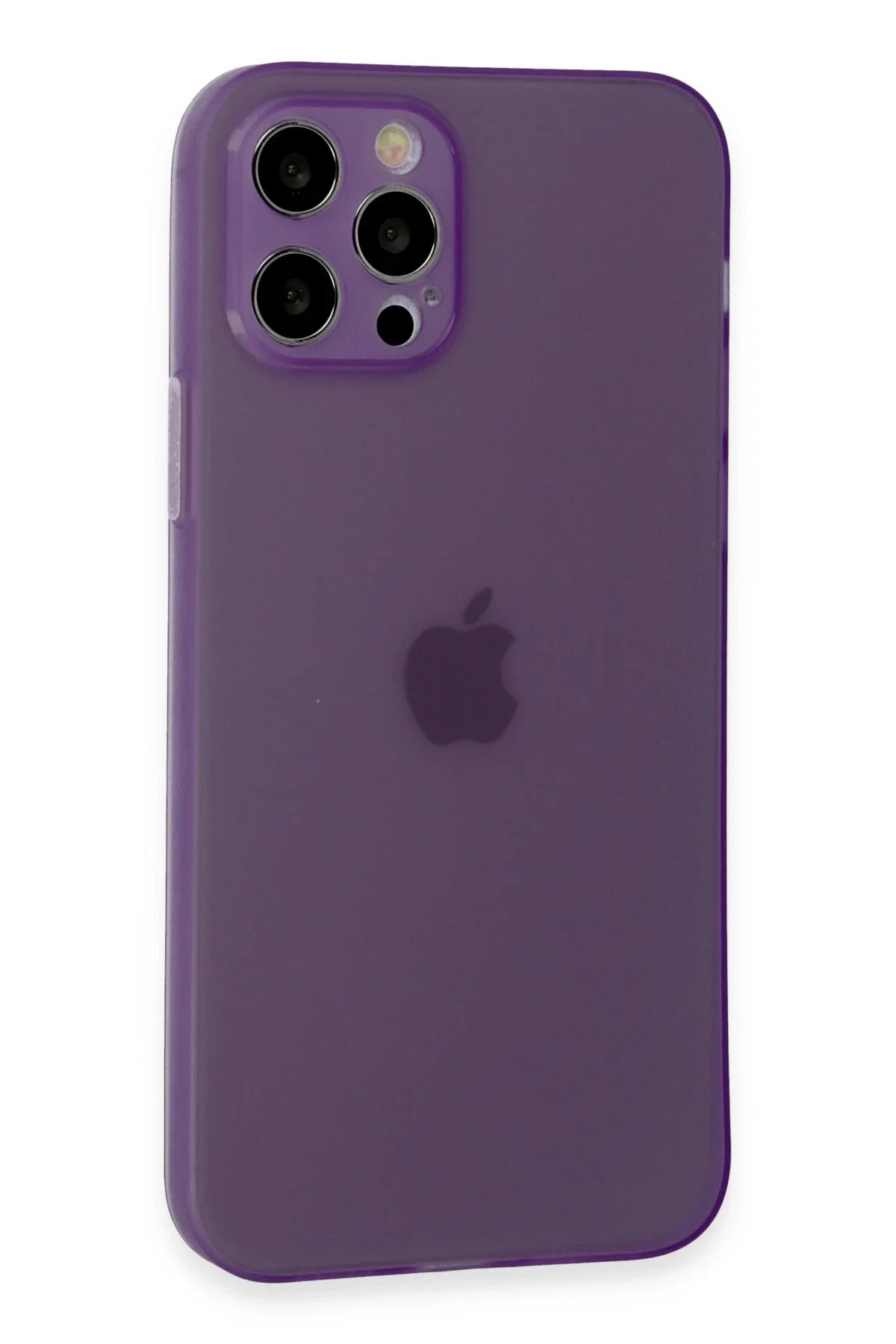 Newface İphone 12 Pro Kılıf Puma Silikon - Koyu Mor