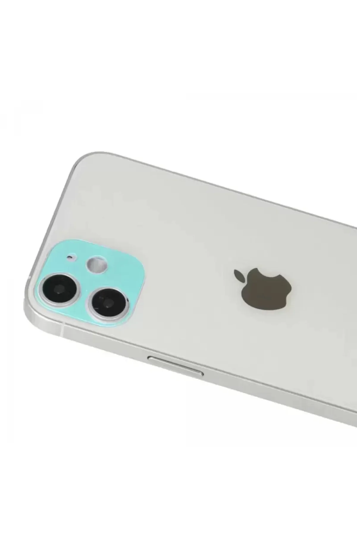Newface İphone 12 Rainbow Kamera Lens Koruma Cam - Yeşil