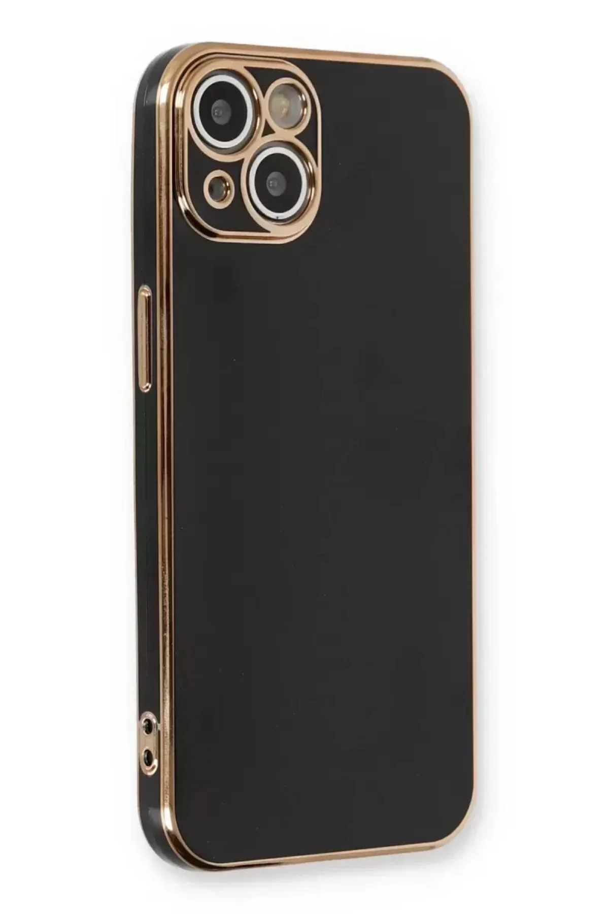 Newface İphone 13 Kılıf Volet Silikon - Siyah