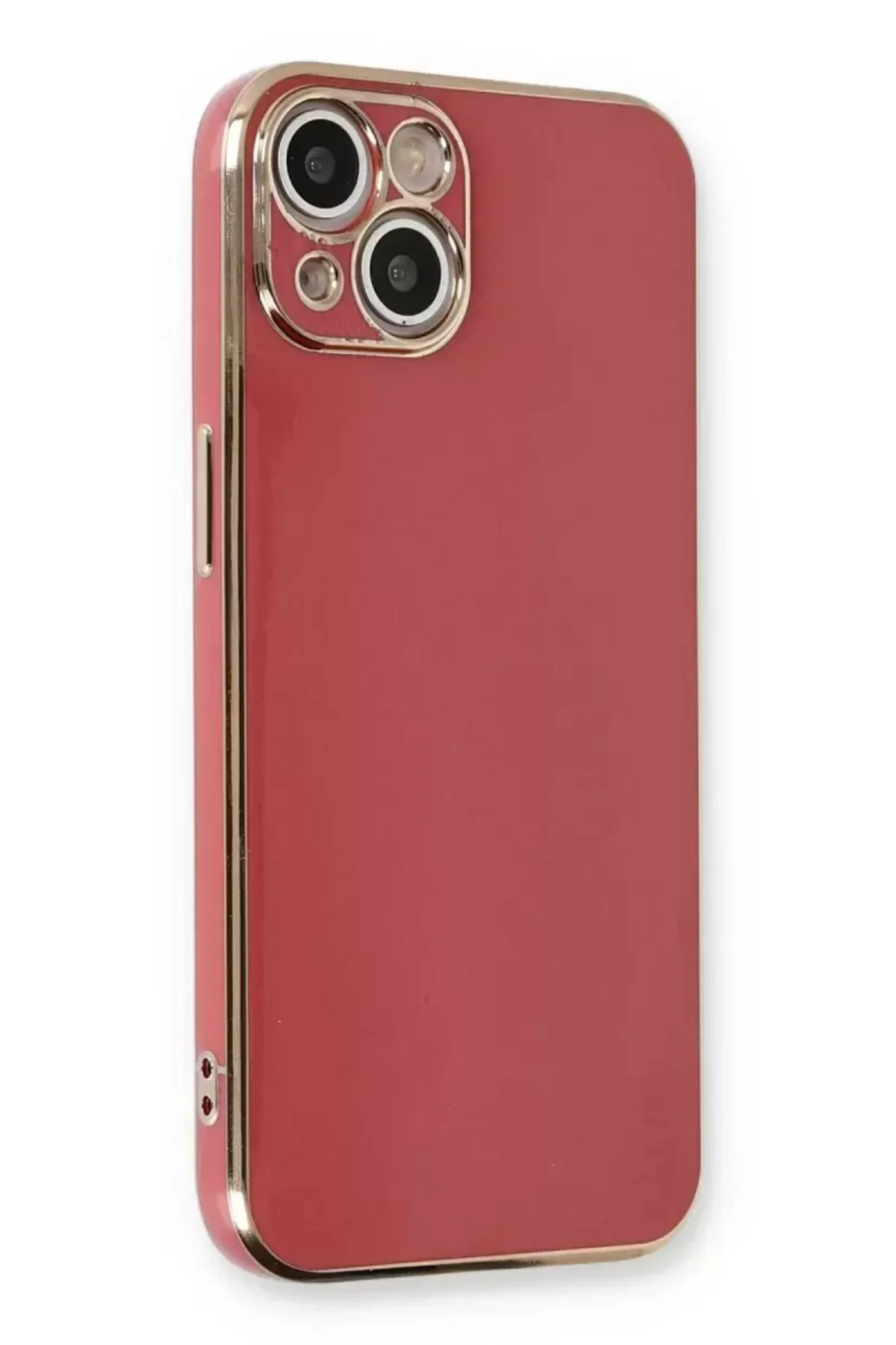 Newface İphone 13 Kılıf Volet Silikon - Kırmızı