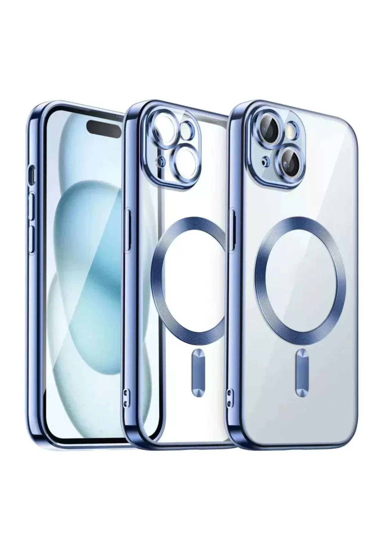 Newface İphone 13 Kılıf Kross Magneticsafe Kapak - Sierra Blue