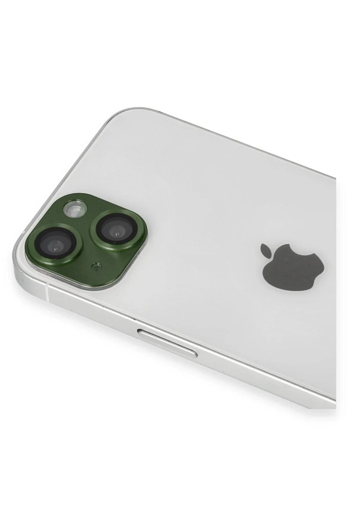 Newface İphone 13 Pers Alüminyum Kamera Lens - Yeşil