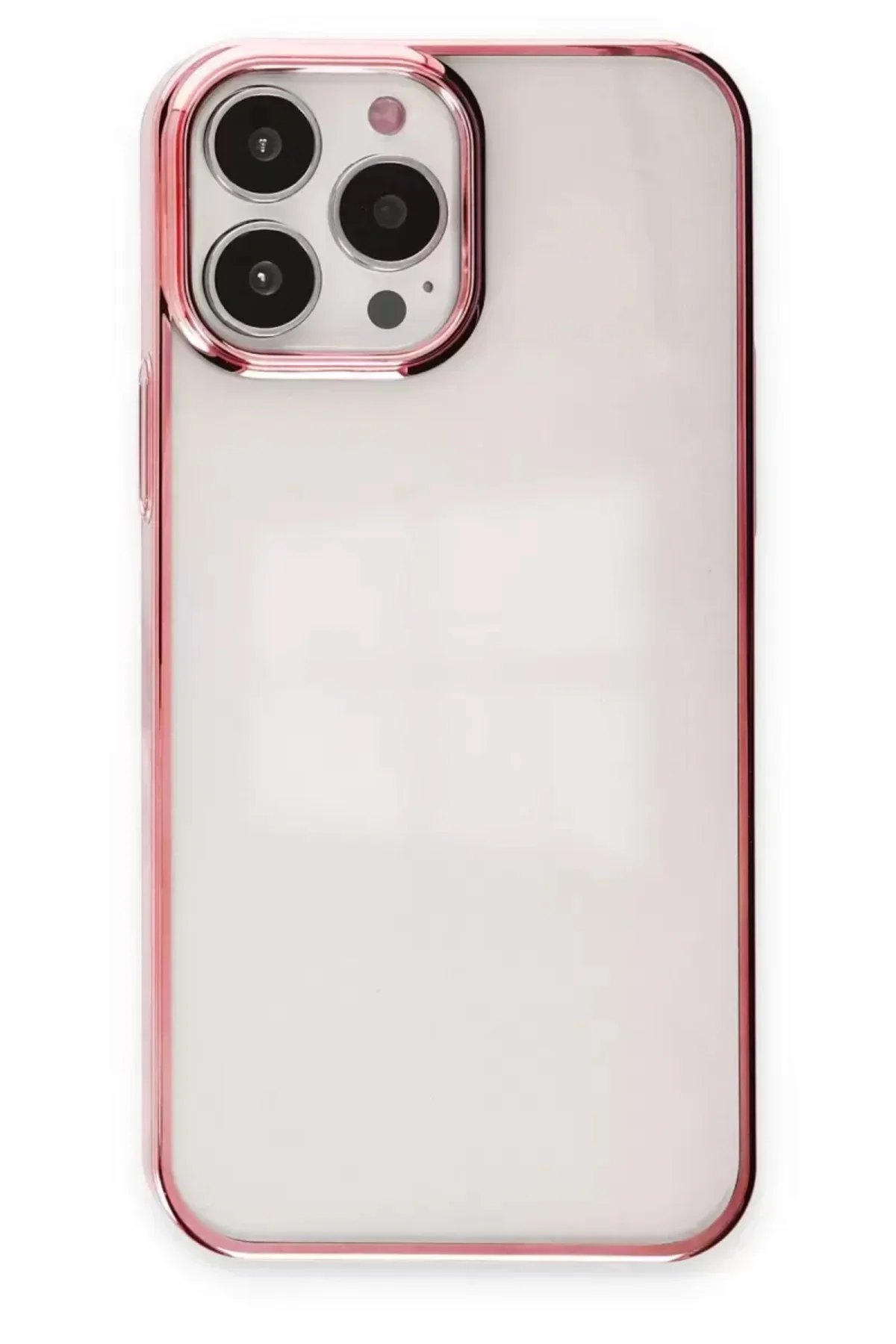 Newface İphone 13 Pro Max Kılıf Element Silikon - Pembe
