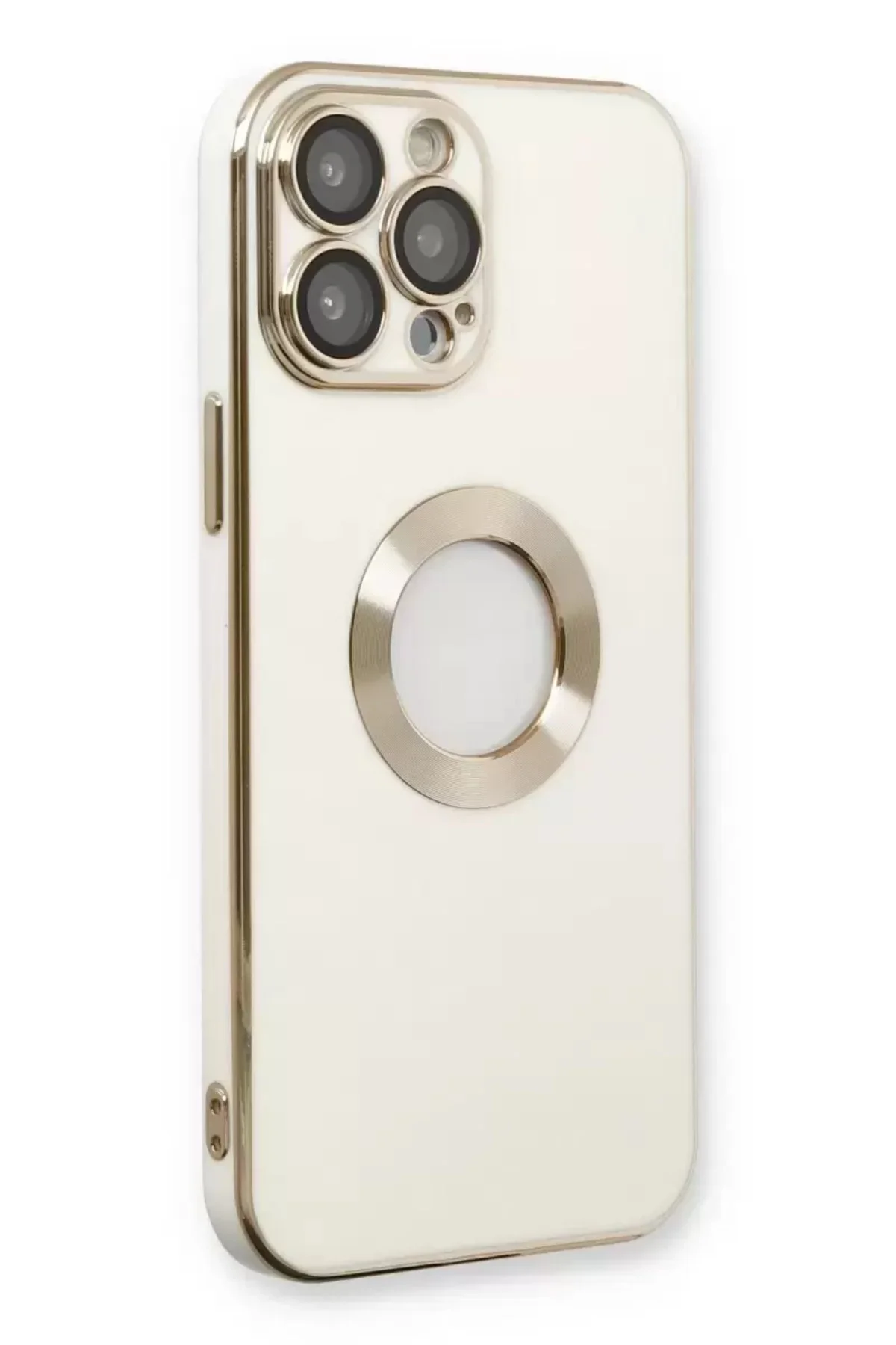 Newface İphone 13 Pro Kılıf Store Silikon - Beyaz
