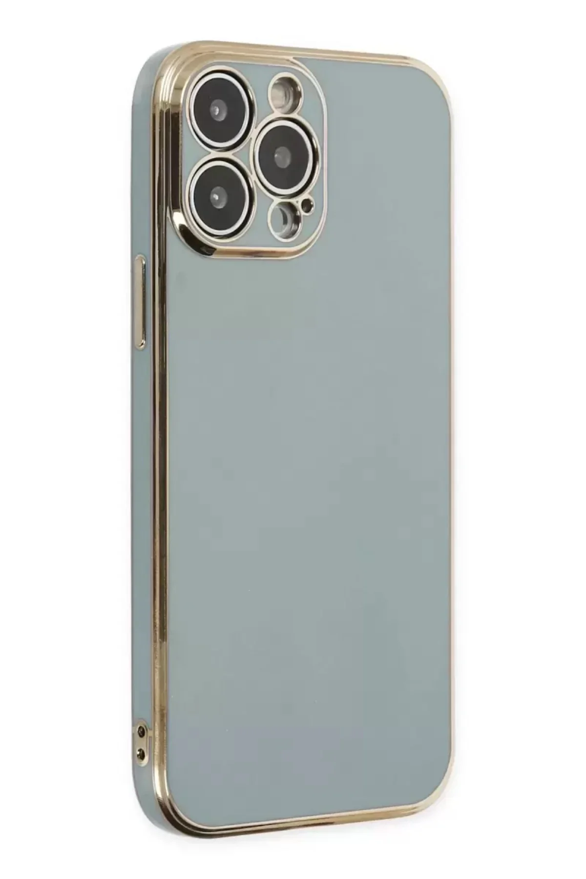 Newface İphone 13 Pro Kılıf Volet Silikon - Açık Yeşil