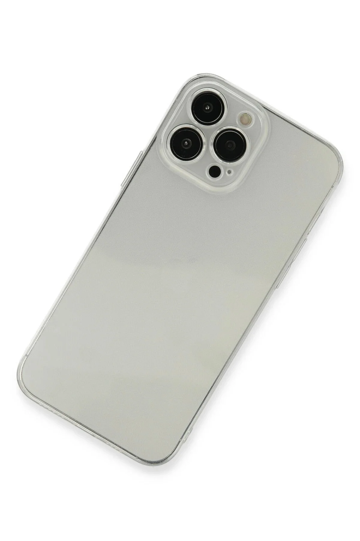 Newface İphone 13 Pro Kılıf Fly Lens Silikon - Şeffaf