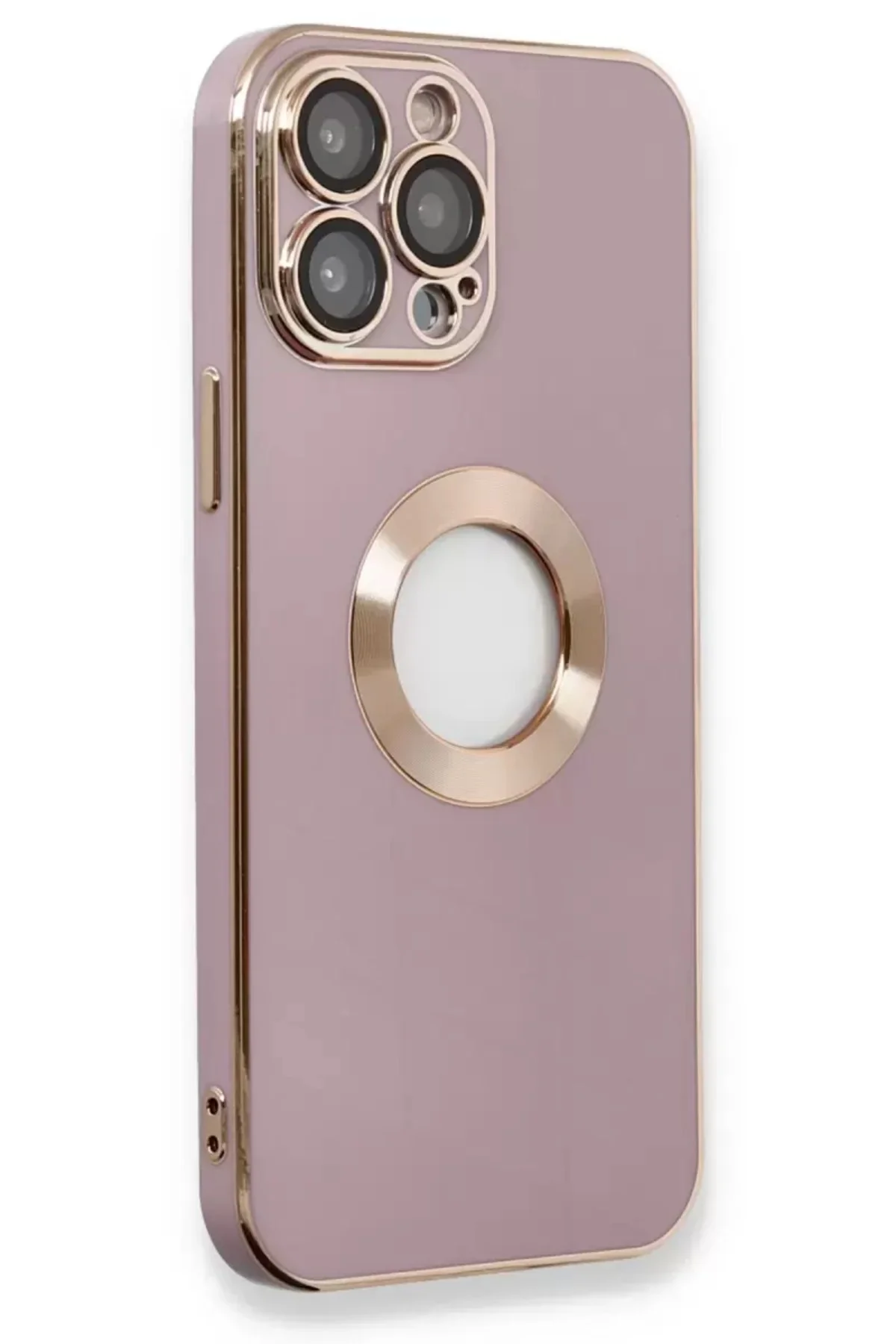 Newface İphone 13 Pro Max Kılıf Store Silikon - Mor