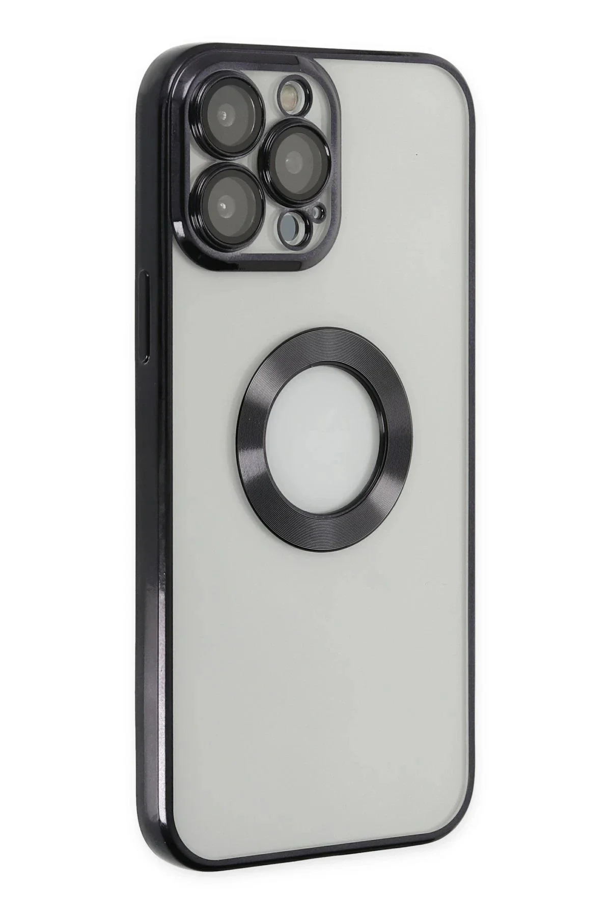 Newface İphone 13 Pro Max Kılıf Slot Silikon - Siyah