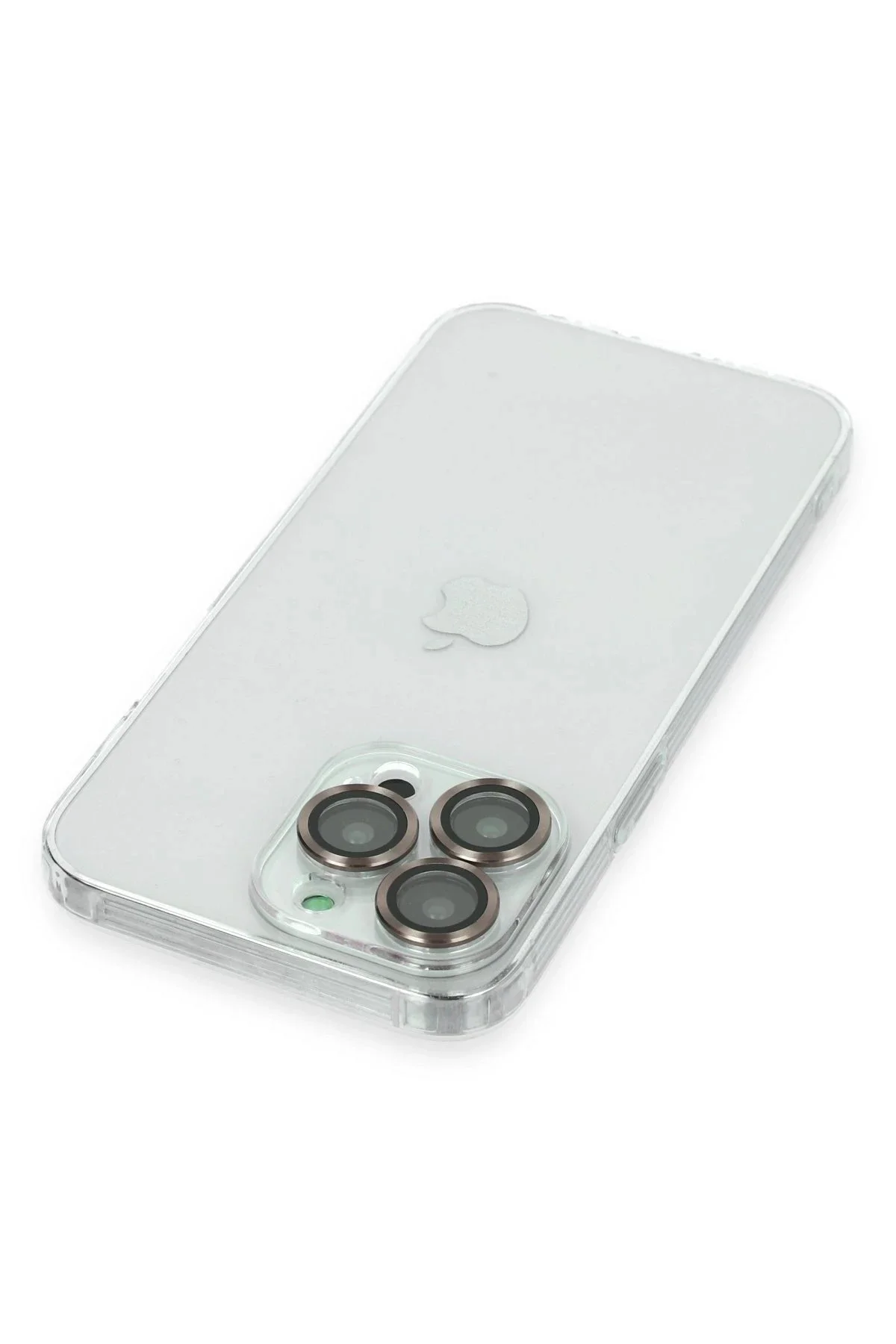Newface İphone 13 Pro Kılıf Luko Lens Silikon - Gold
