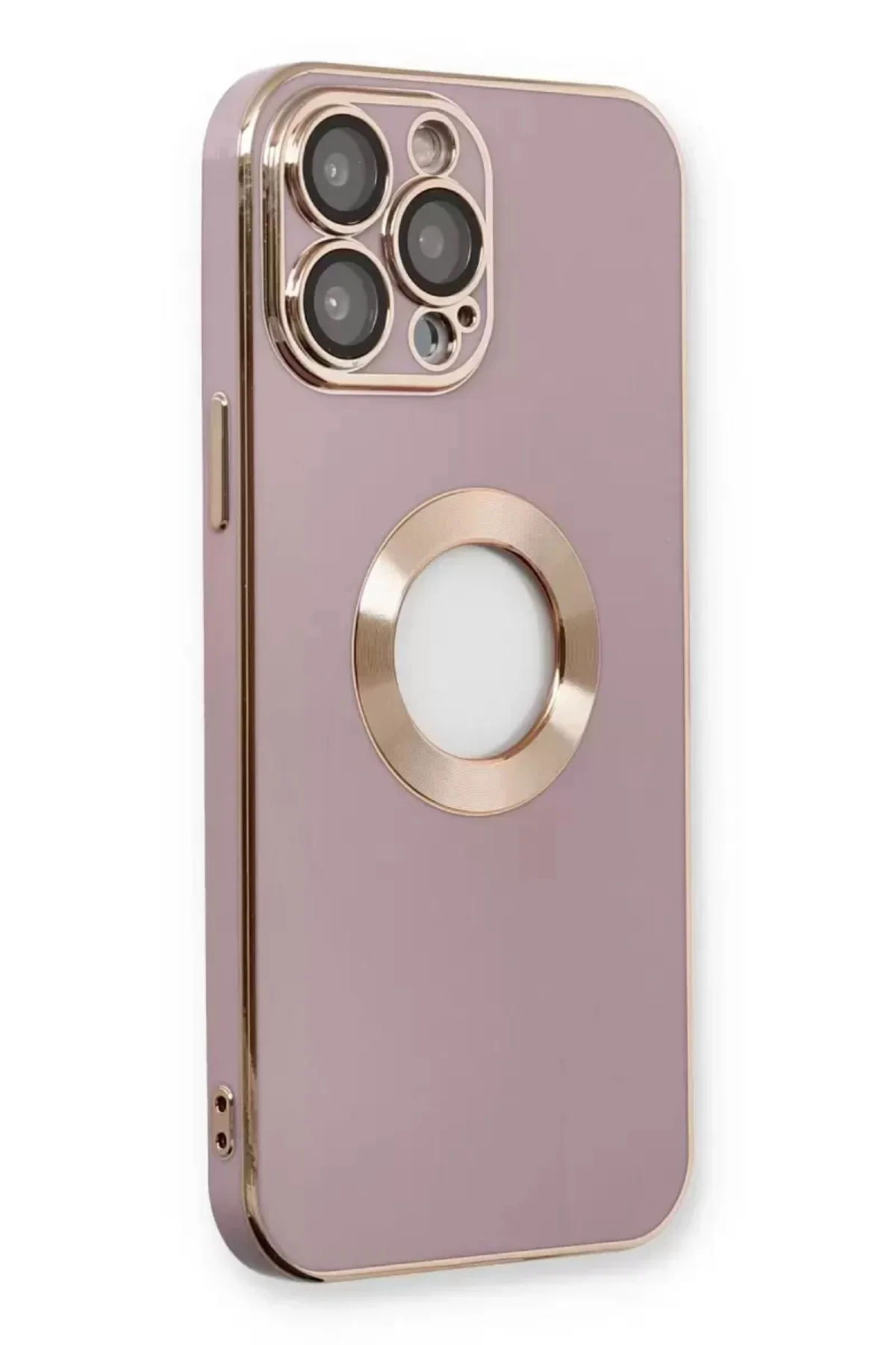 Newface İphone 13 Pro Kılıf Store Silikon - Mor