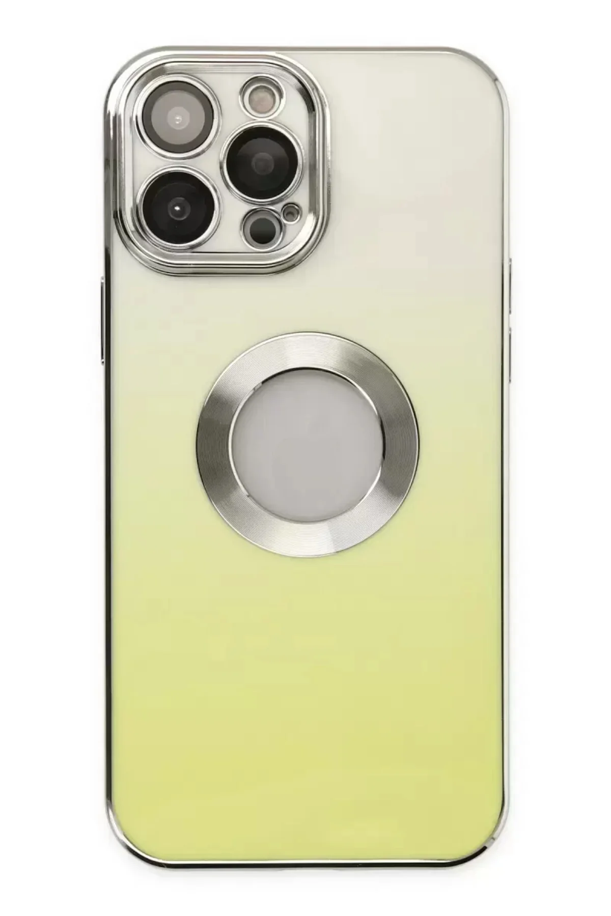 Newface İphone 13 Pro Max Kılıf Best Silikon - Sarı