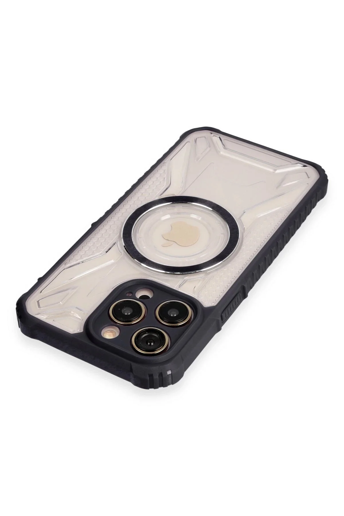 Newface İphone 13 Pro Kılıf Prag Magneticsafe Kapak - Siyah