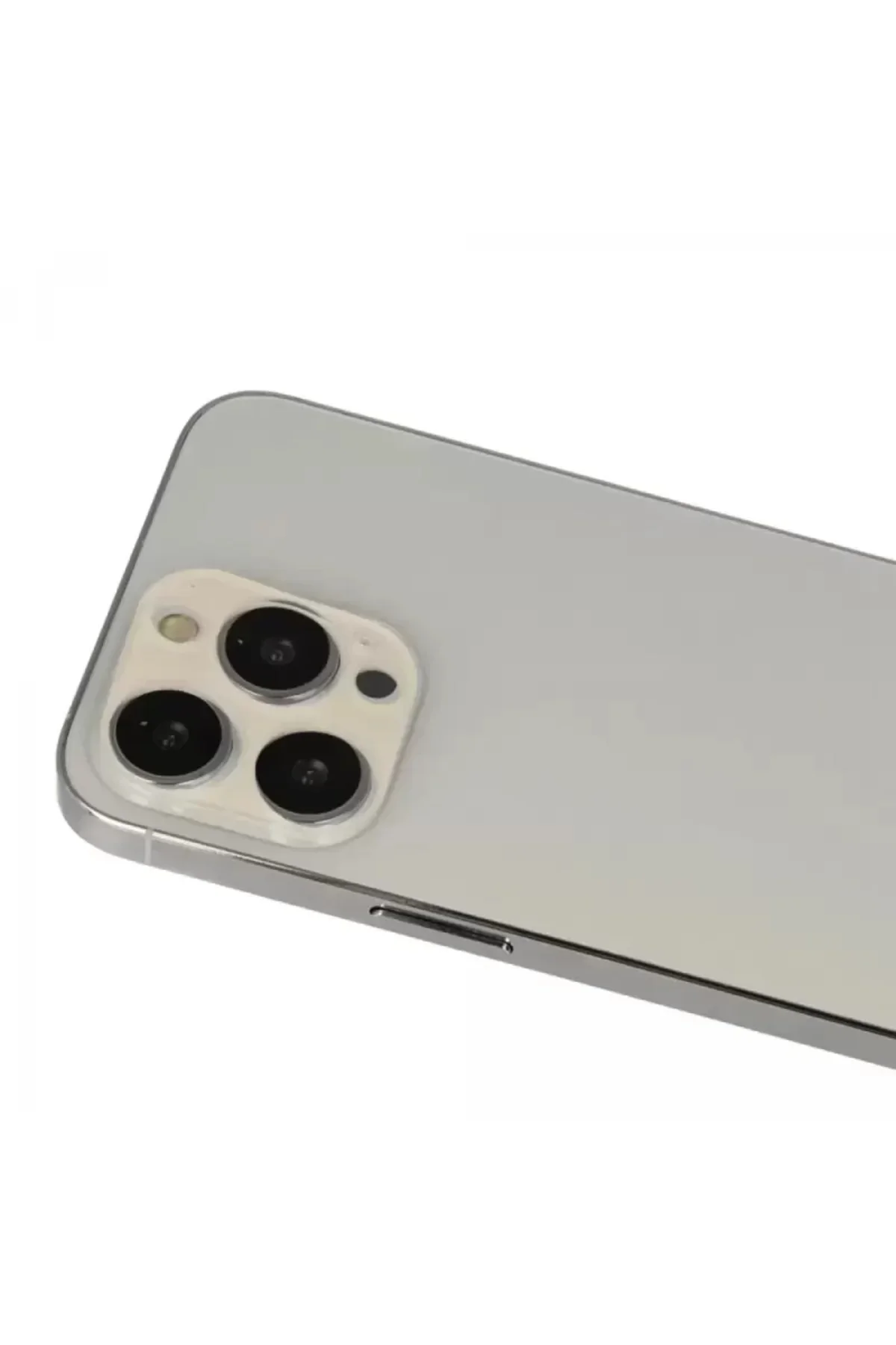 Newface İphone 13 Pro Max Rainbow Kamera Lens Koruma Cam - Rose G