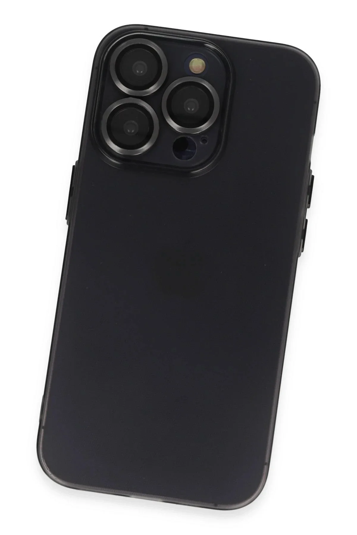 Newface İphone 13 Pro Kılıf Luko Lens Silikon - Siyah