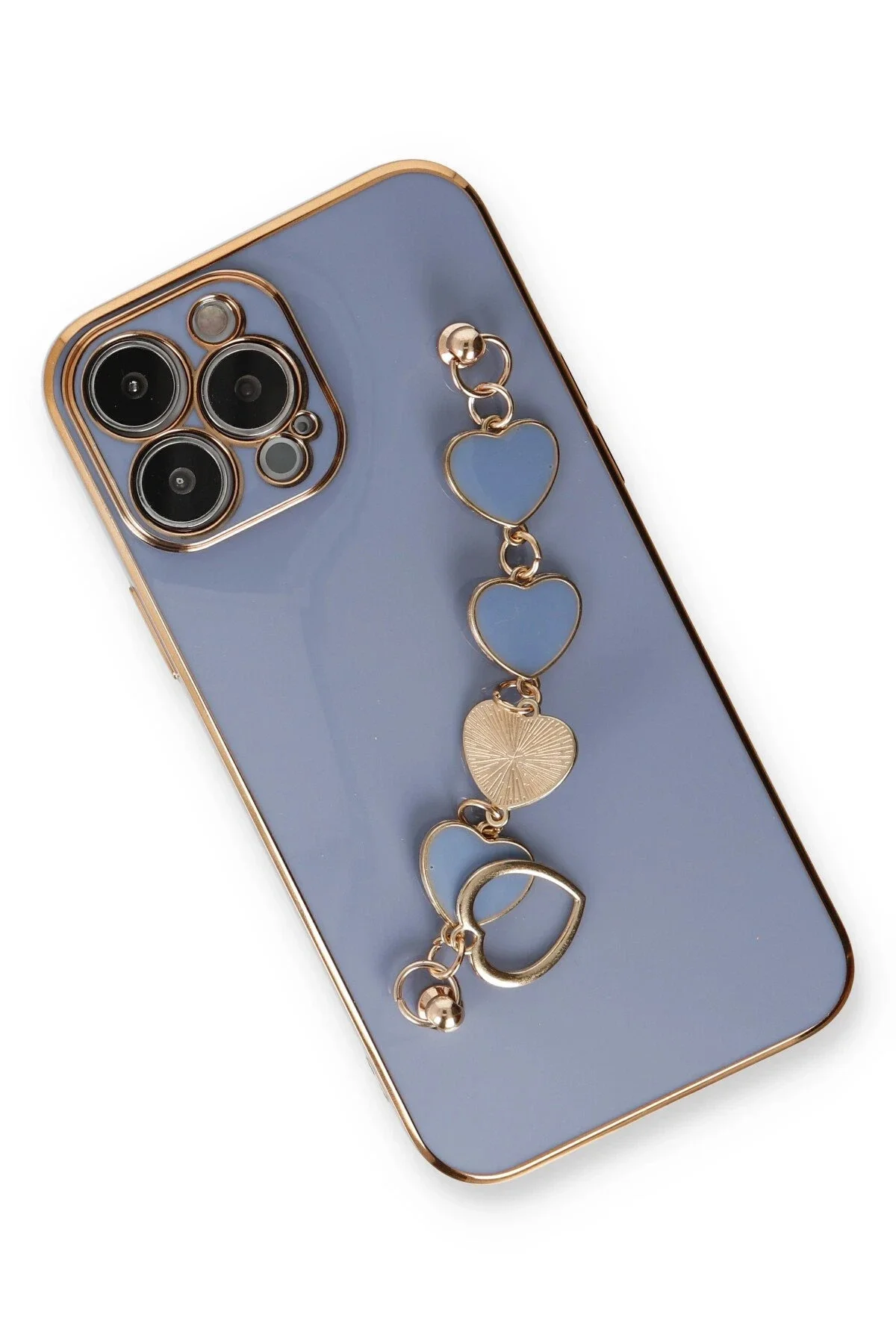 Newface İphone 13 Pro Max Kılıf Esila Silikon - Gri