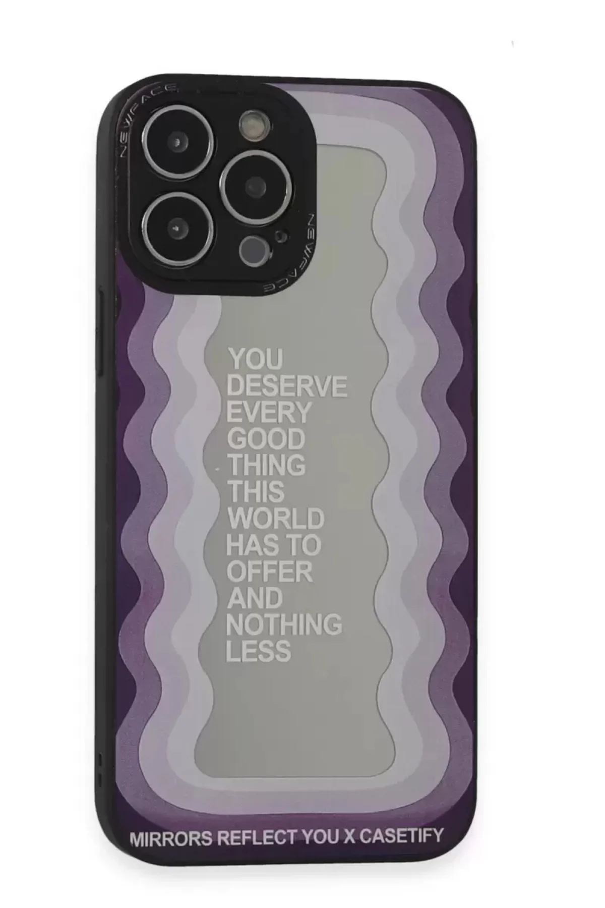 Newface İphone 13 Pro Kılıf Mirror Desenli Kapak - Mirror - 5