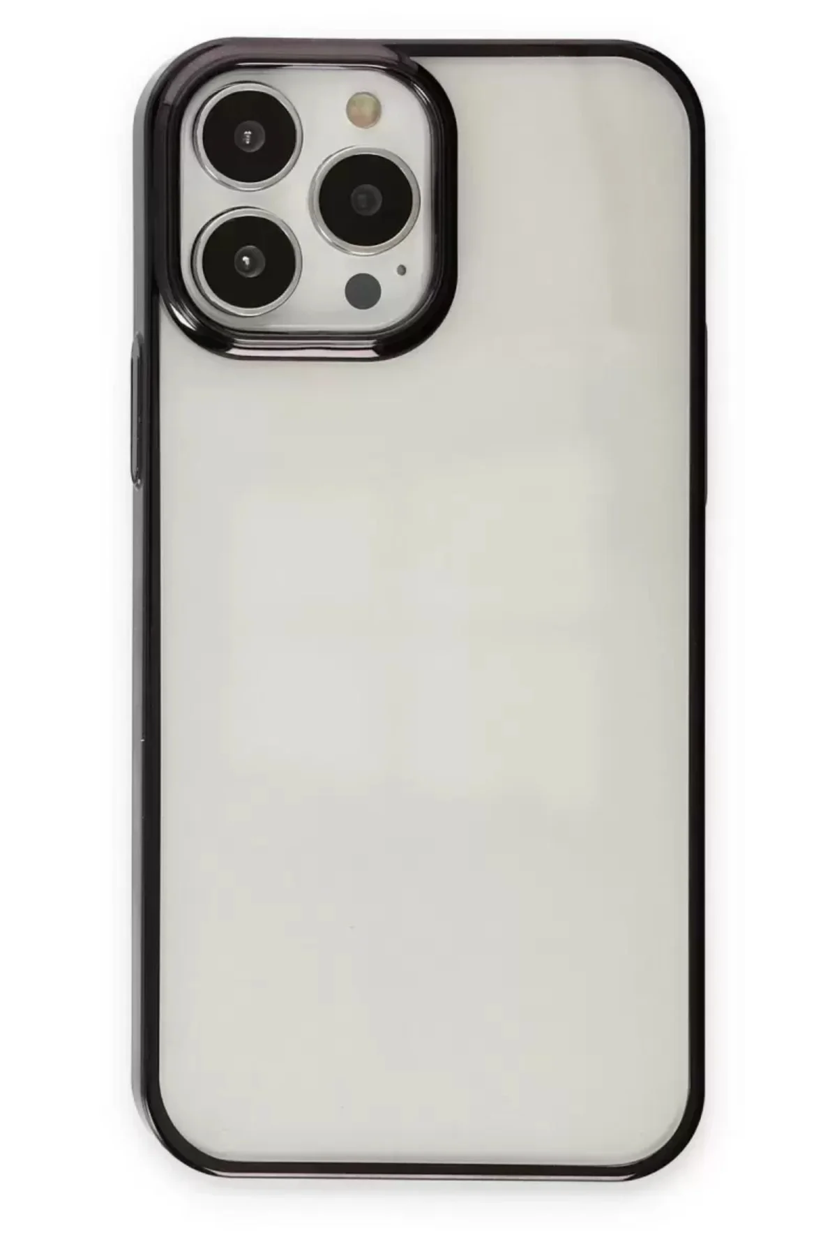 Newface İphone 13 Pro Max Kılıf Element Silikon - Siyah