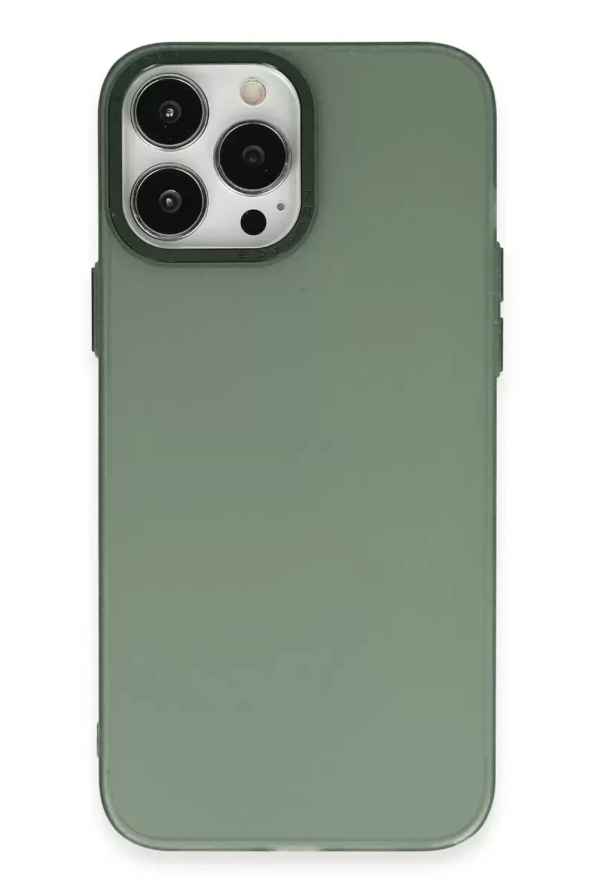 Newface İphone 13 Pro Max Kılıf Modos Metal Kapak - Koyu Yeşil