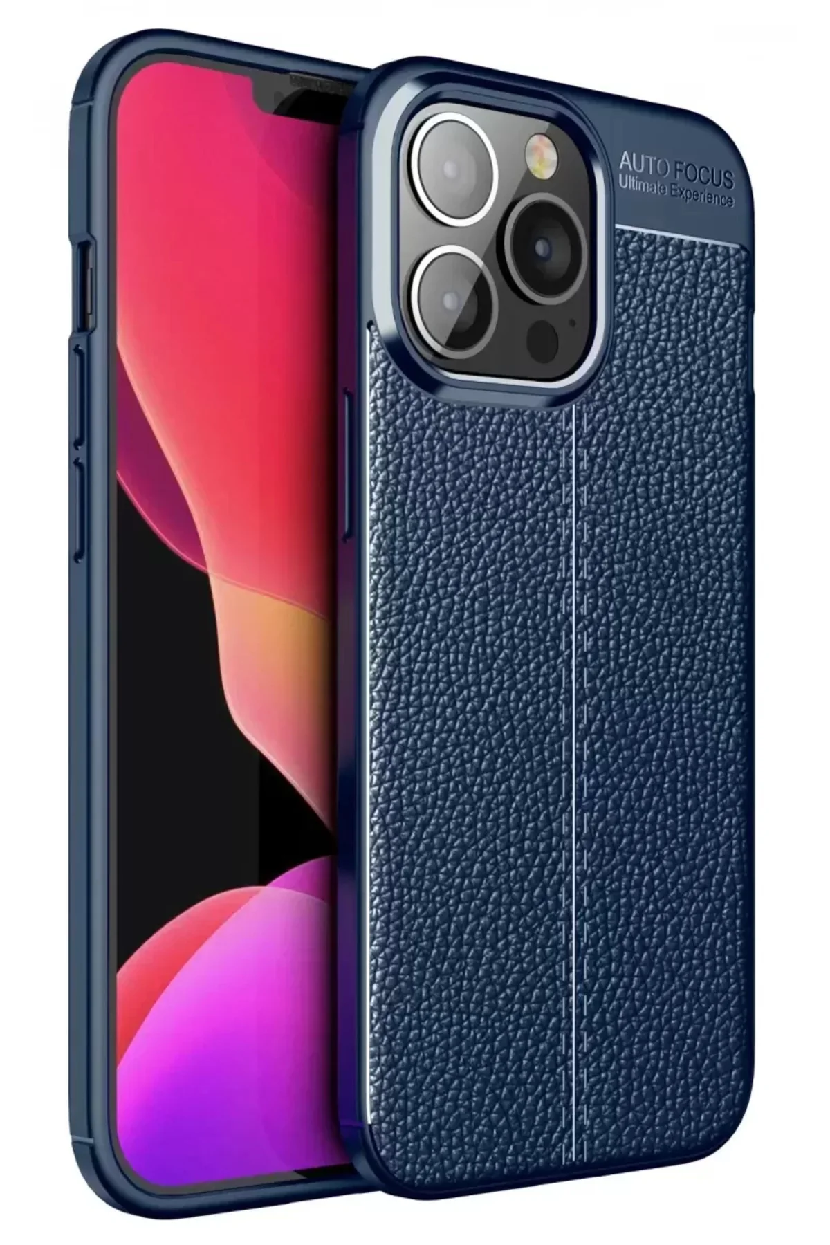 Newface İphone 13 Pro Kılıf Auto Focus Kapak - Lacivert