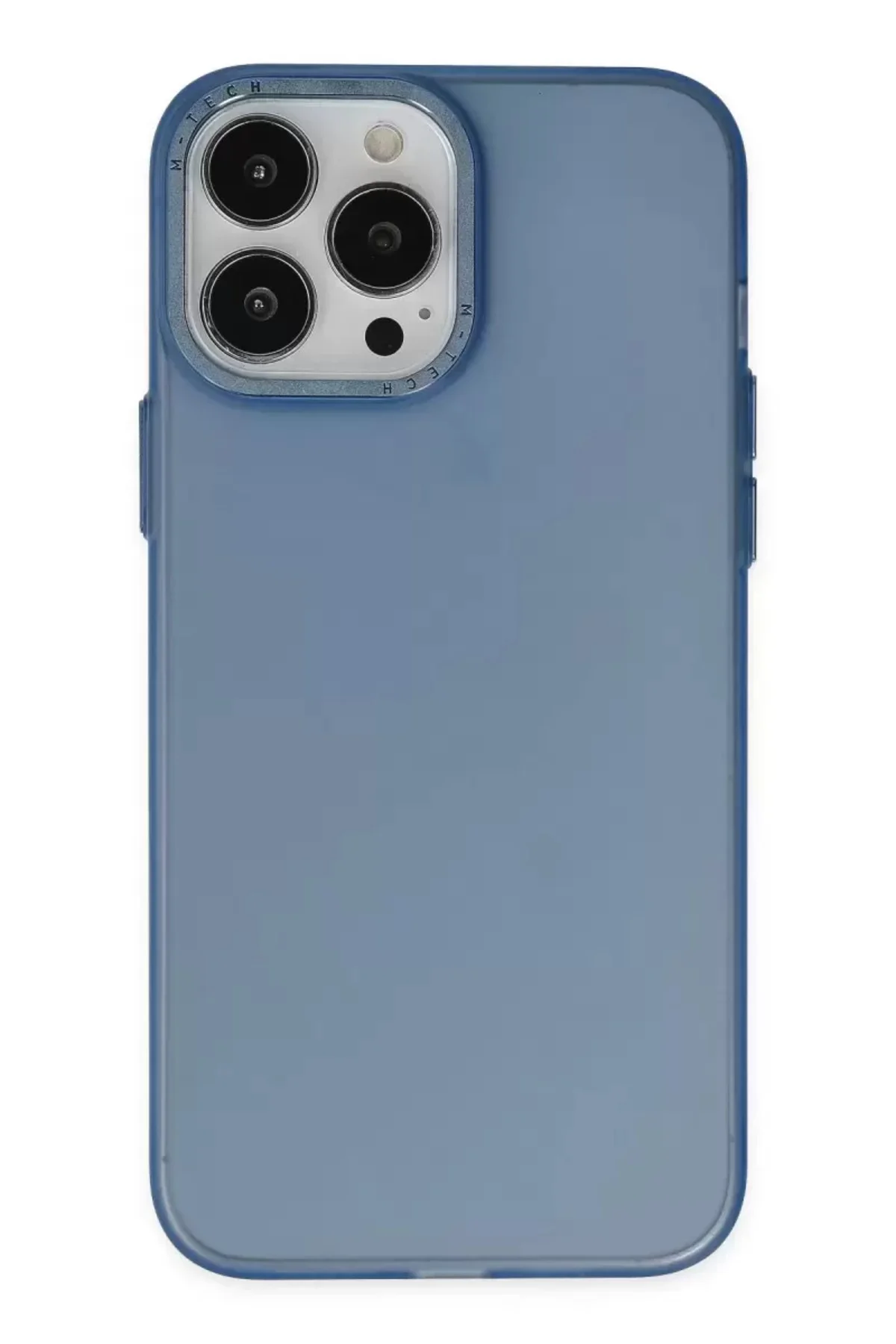Newface İphone 13 Pro Max Kılıf Modos Metal Kapak - Lacivert