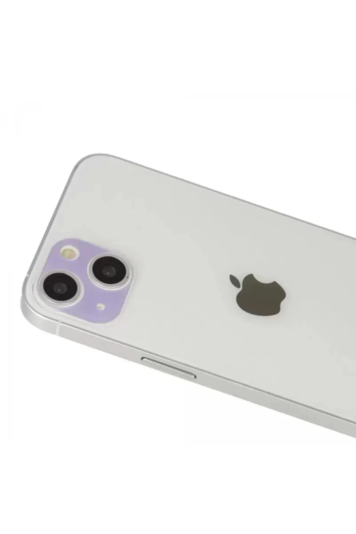 Newface İphone 13 Rainbow Kamera Lens Koruma Cam - Mor