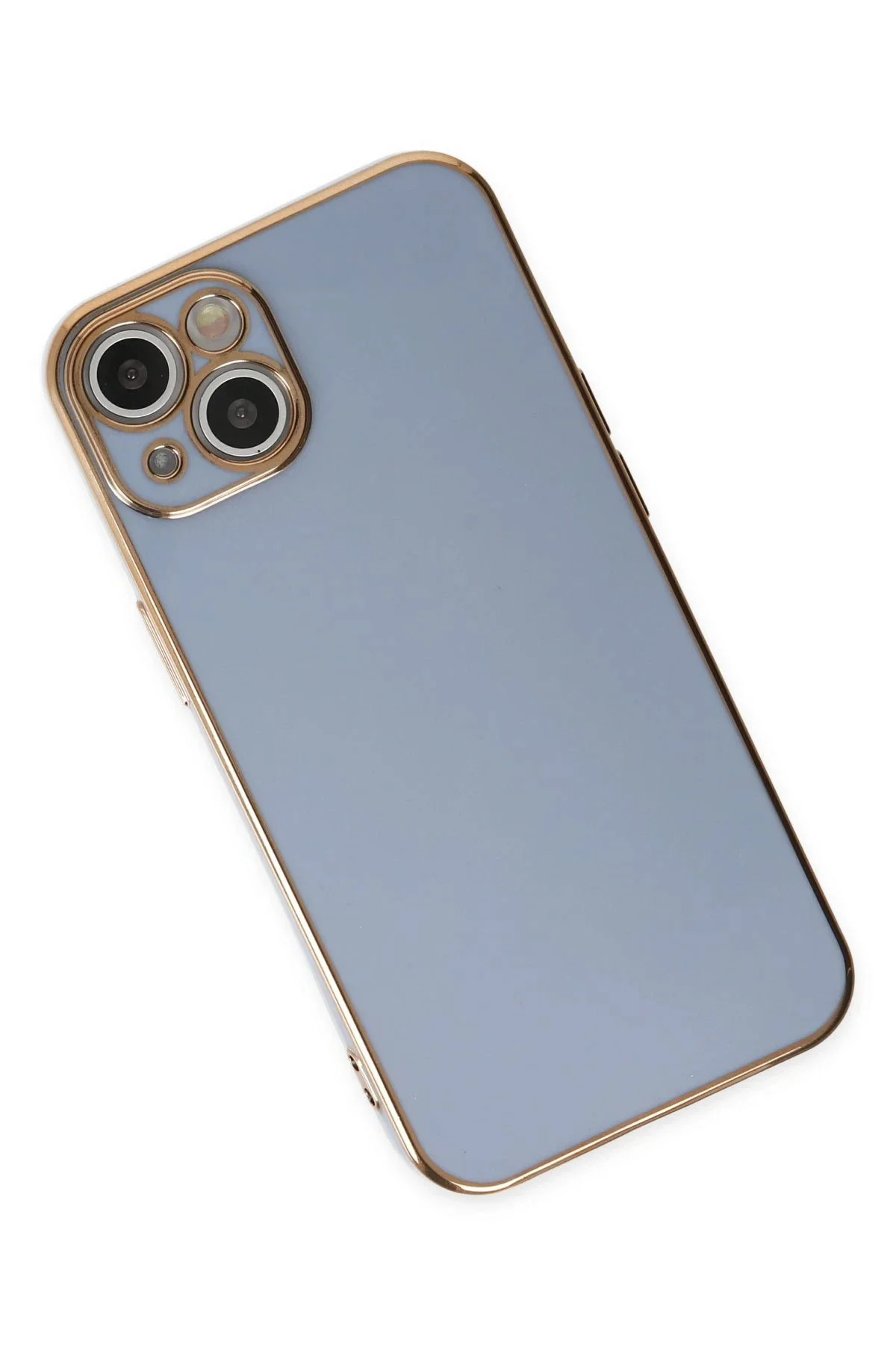 Newface İphone 14 Kılıf Volet Silikon - Mavi