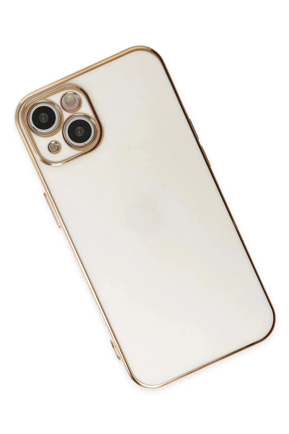 Newface İphone 14 Kılıf Volet Silikon - Beyaz