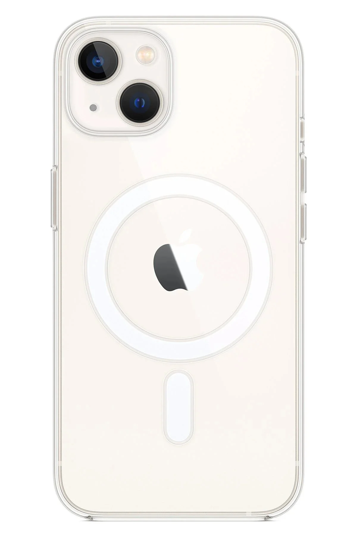 Newface İphone 14 Kılıf Magneticsafe Şeffaf Silikon - Şeffaf