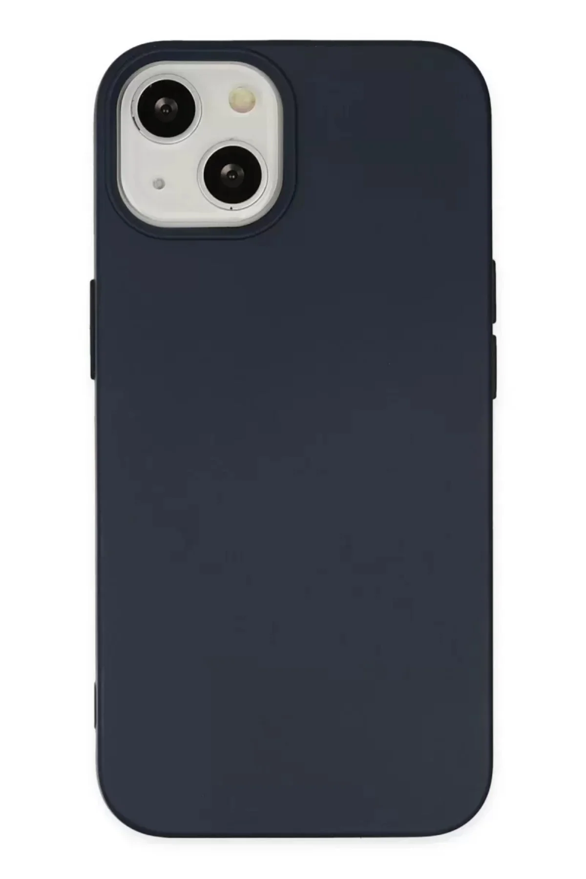 Newface İphone 14 Kılıf Nano İçi Kadife Silikon - Lacivert