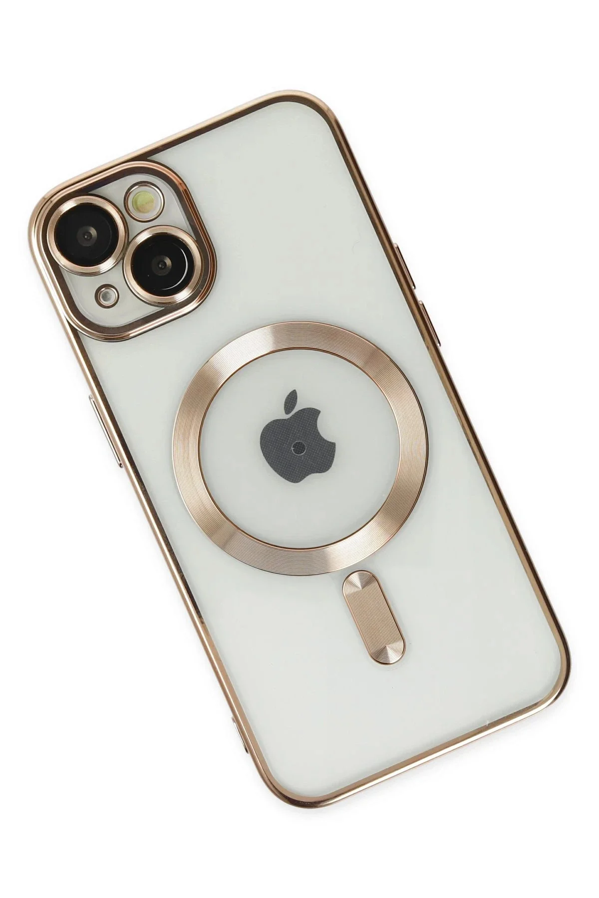 Newface İphone 14 Kılıf Kross Magneticsafe Kapak - Gold