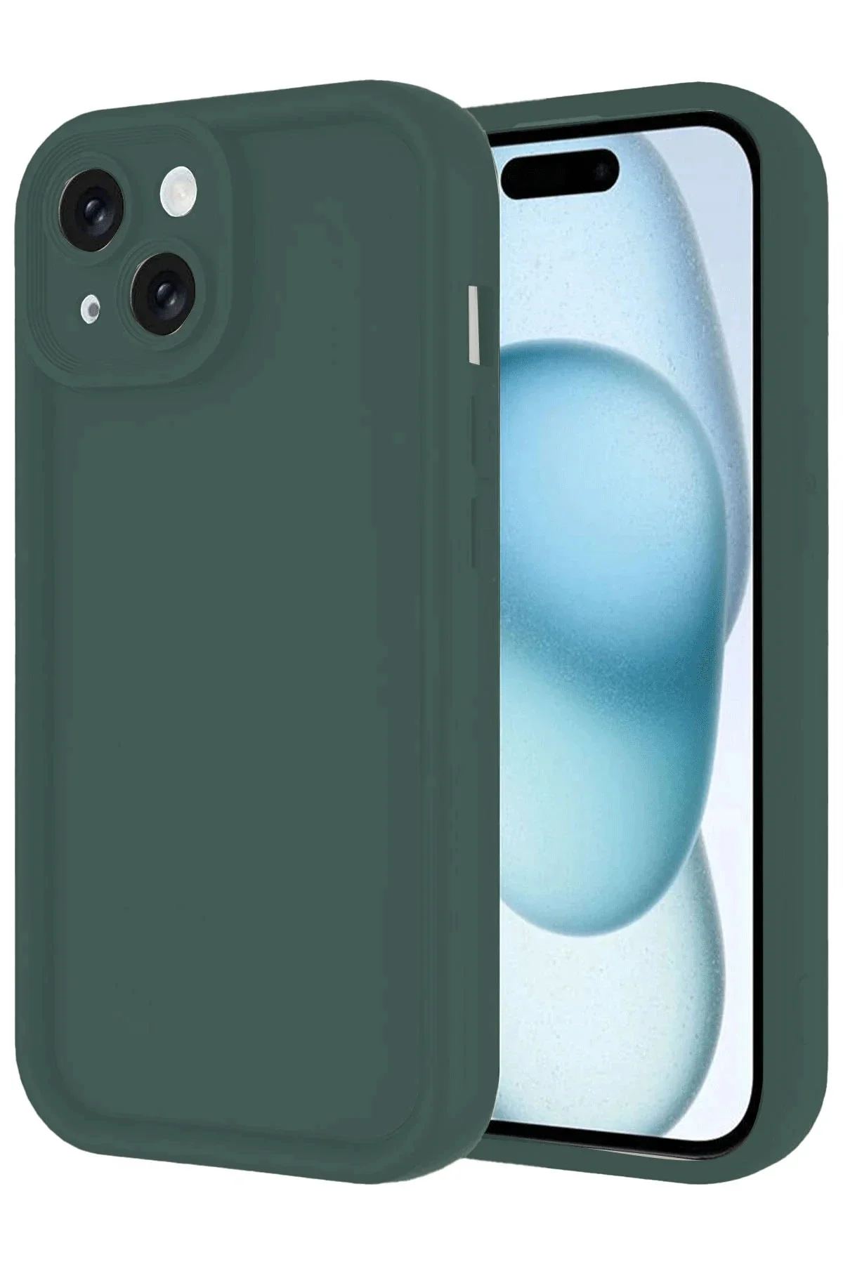 Newface İphone 14 Kılıf Viera Silikon - Koyu Yeşil