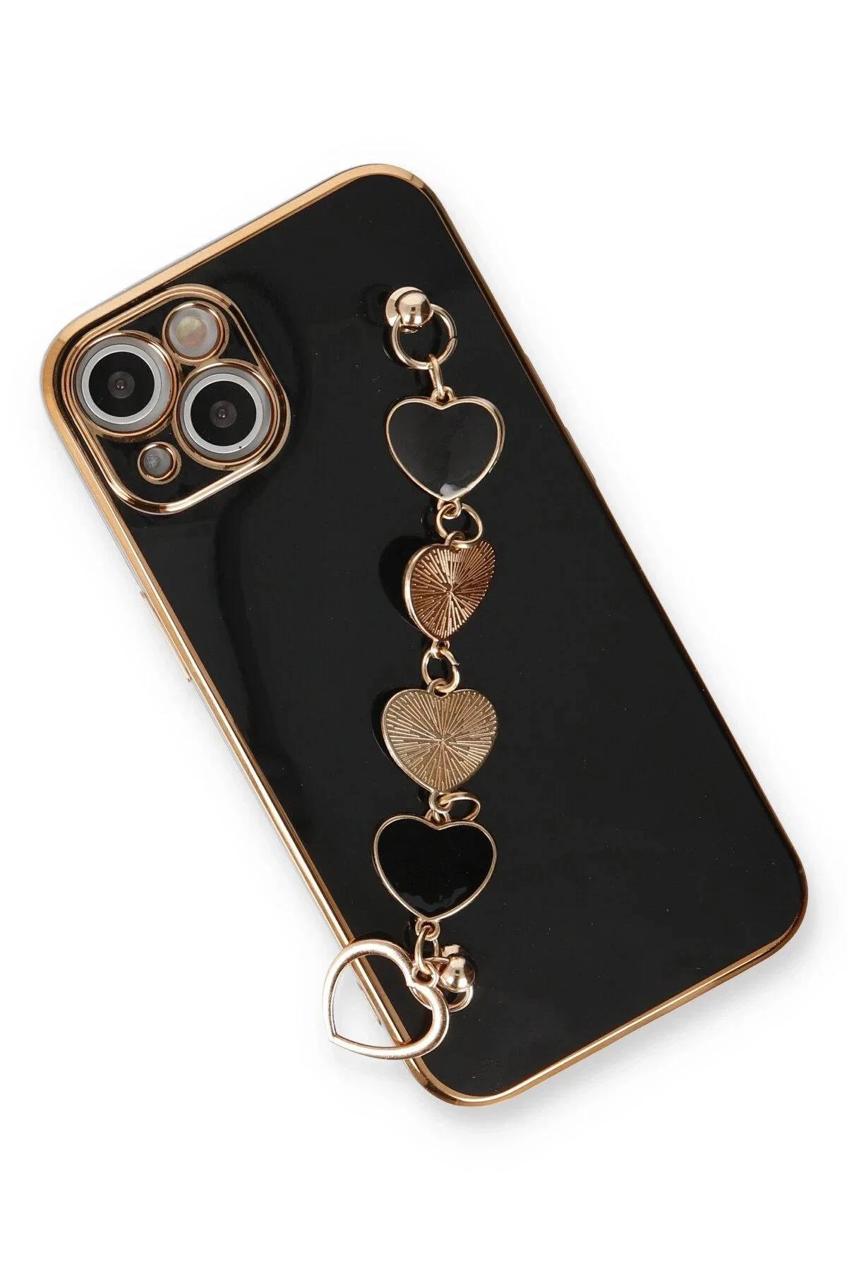 Newface İphone 14 Kılıf Esila Silikon - Siyah