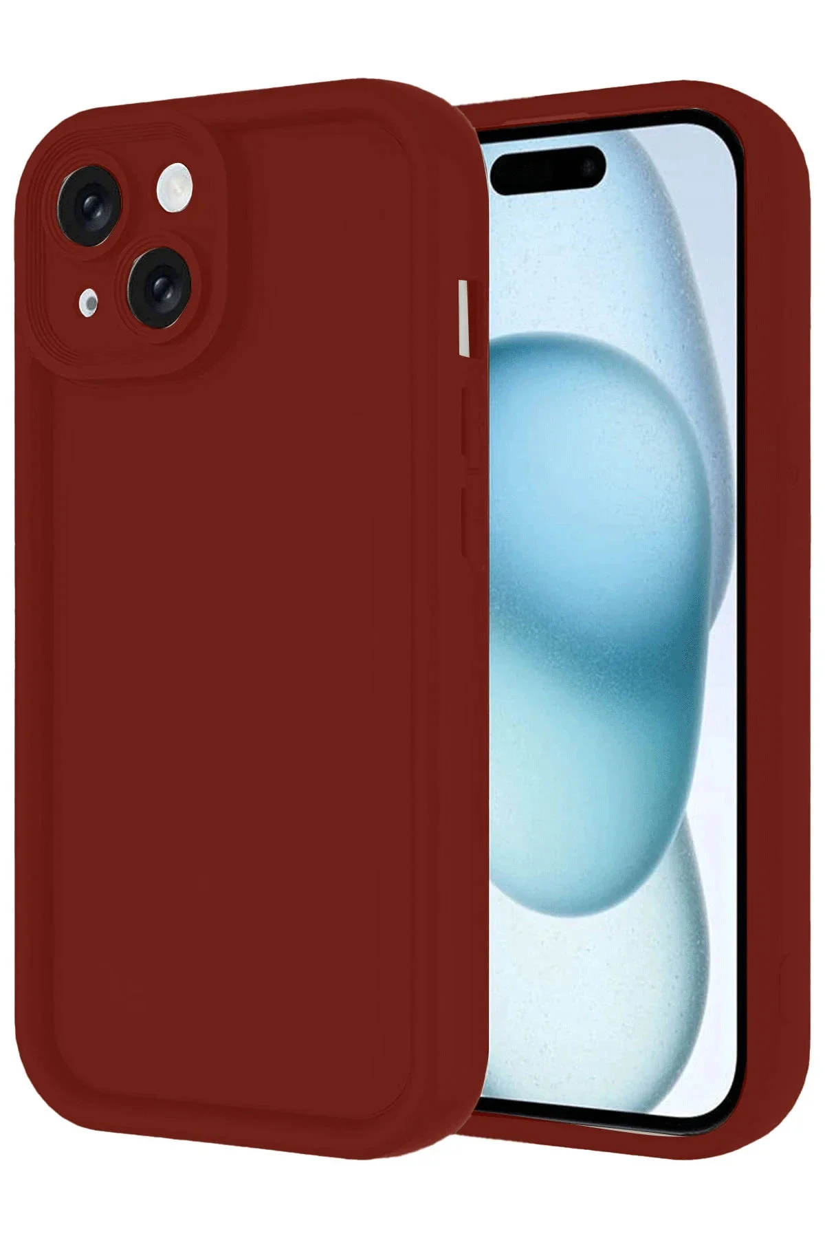 Newface İphone 14 Kılıf Viera Silikon - Bordo